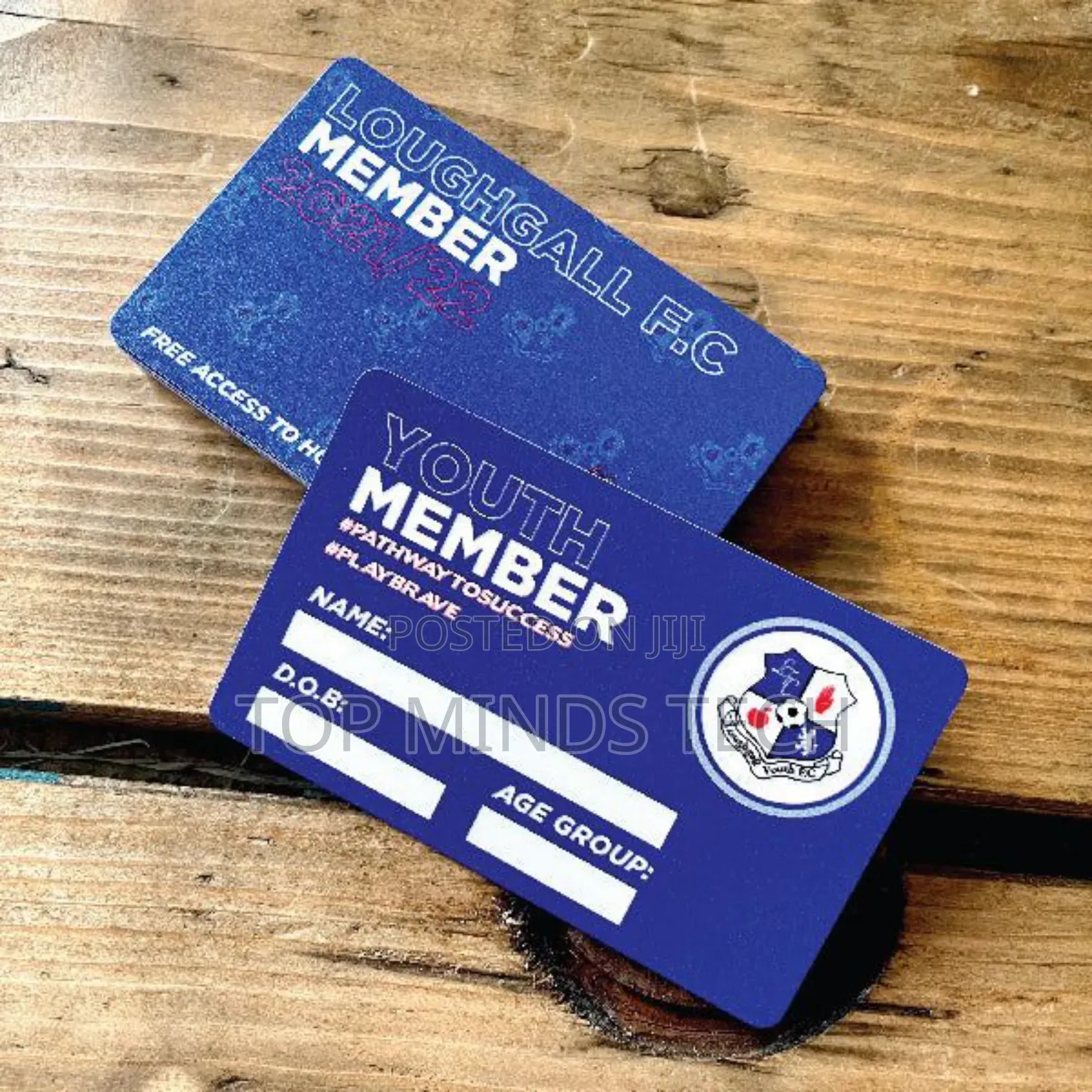 Durable PVC Id Cards at 10 GHS | Min Order 50+ | Schools, Churches, Biz