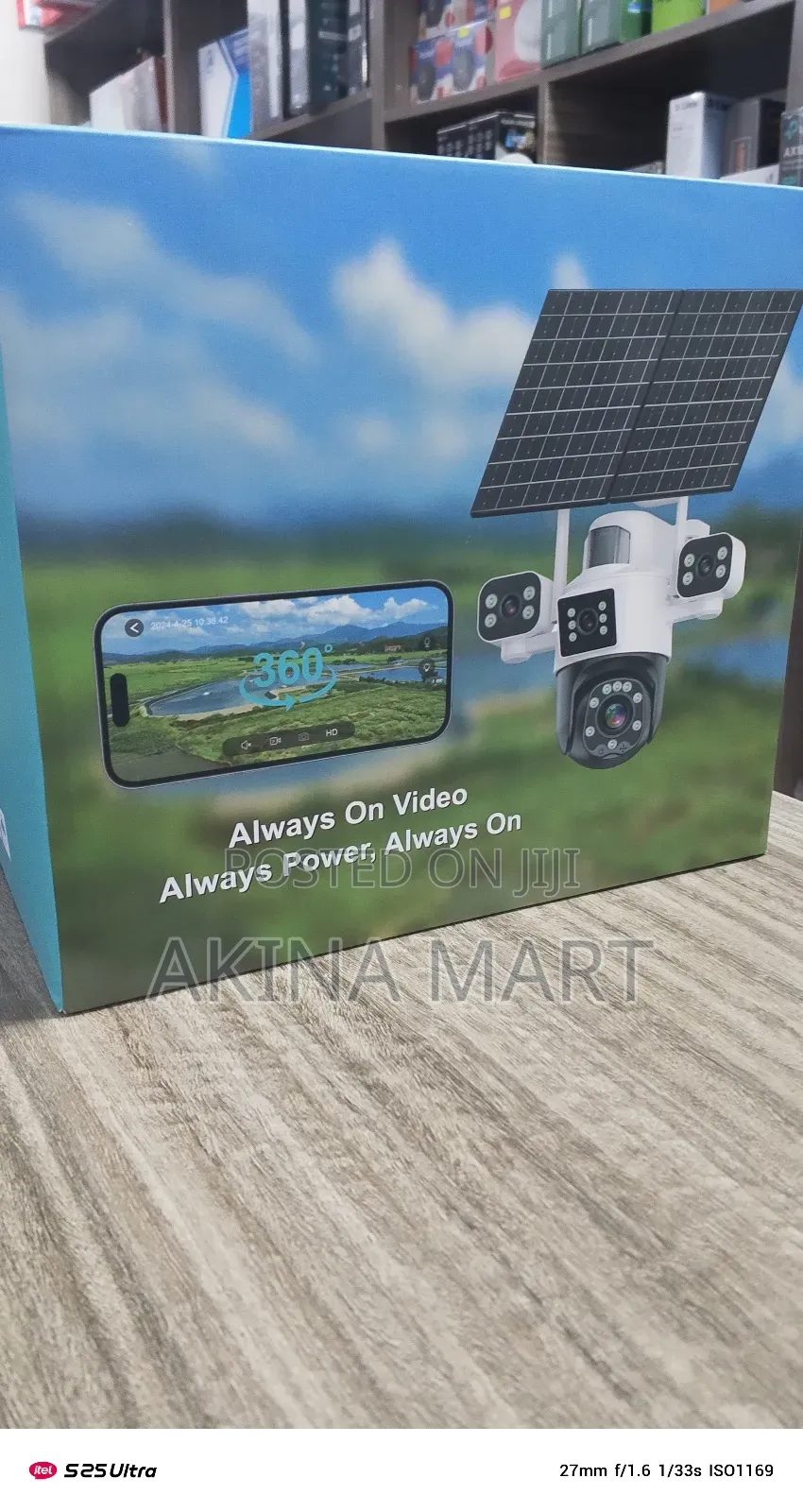 4g Solar Camera 4 Lens Solar Camera Aov