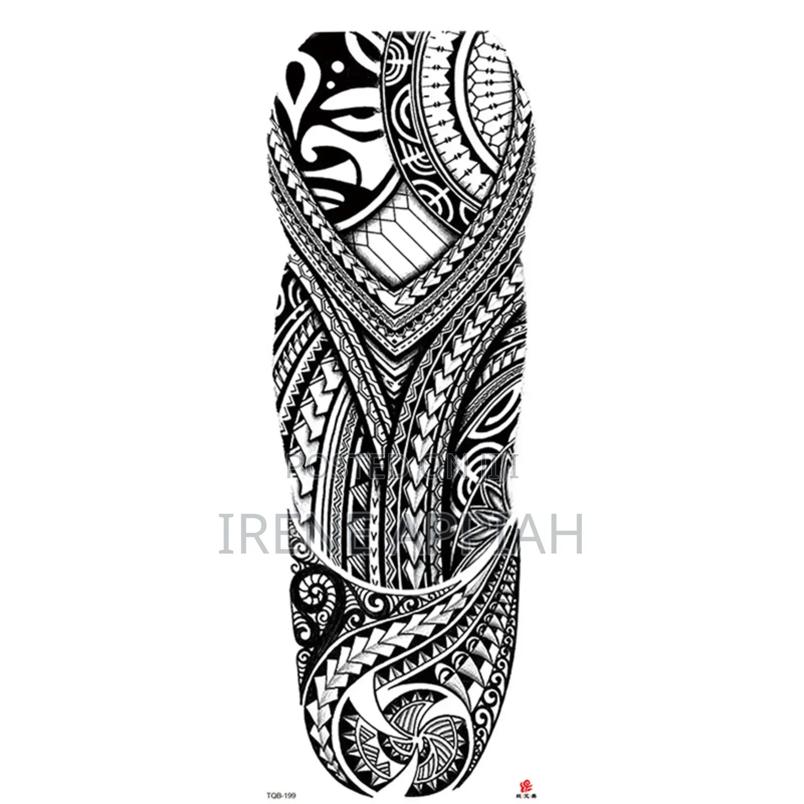 Full Sleeve and Thigh Temporary Tattoo Stickers