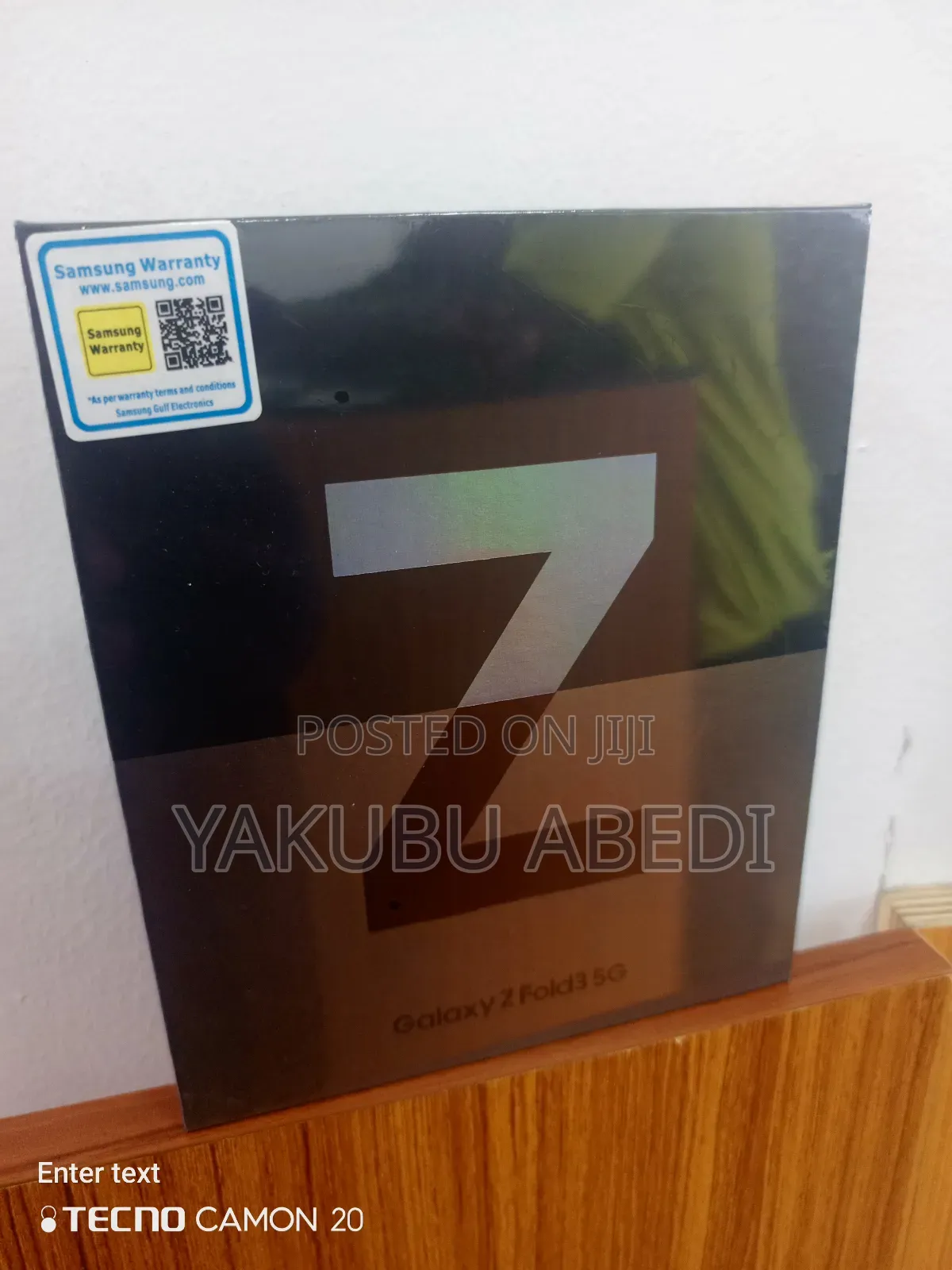 New Samsung Galaxy Z Fold 3 256 GB Black