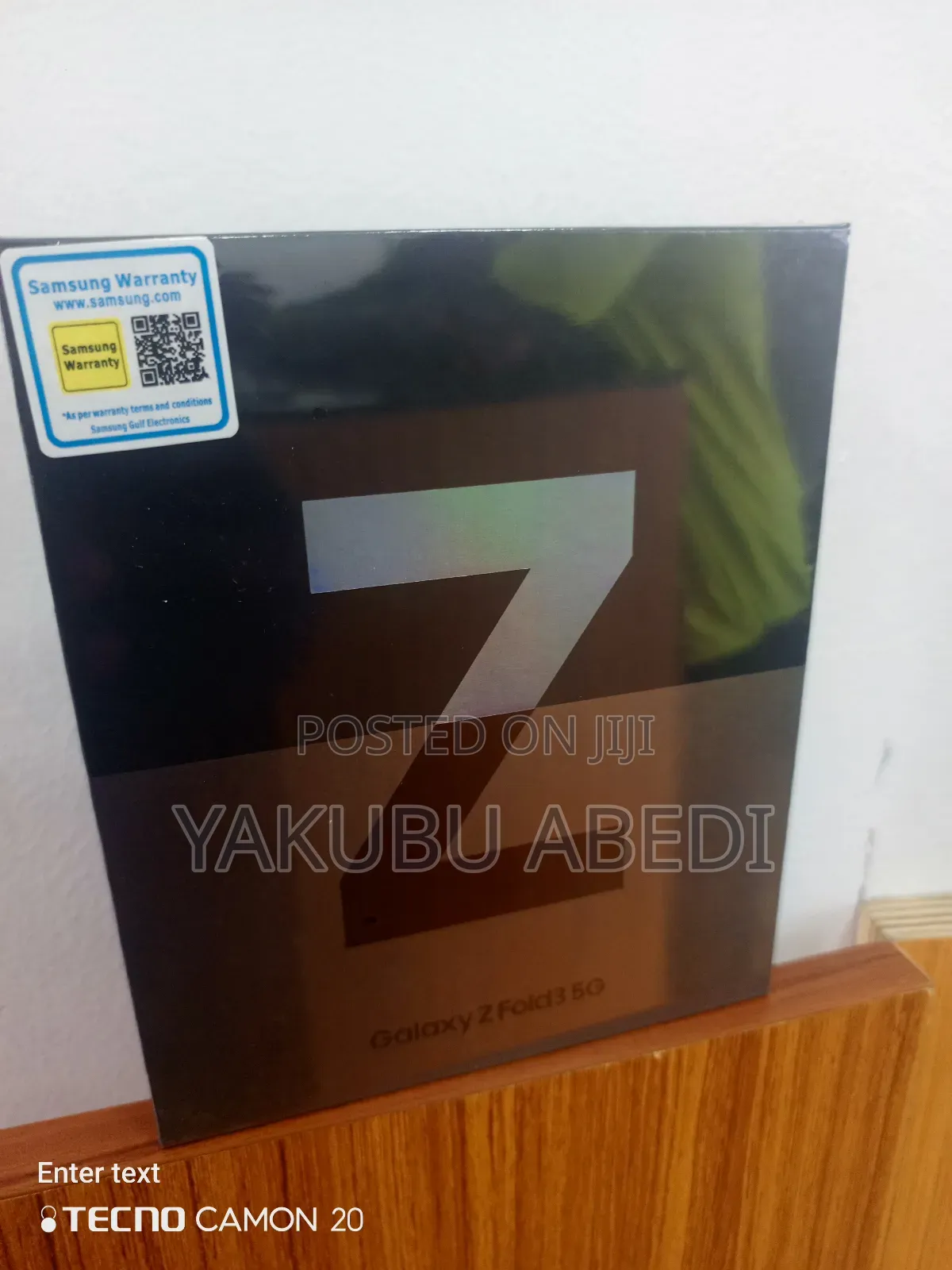 New Samsung Galaxy Z Fold 3 256 GB Black