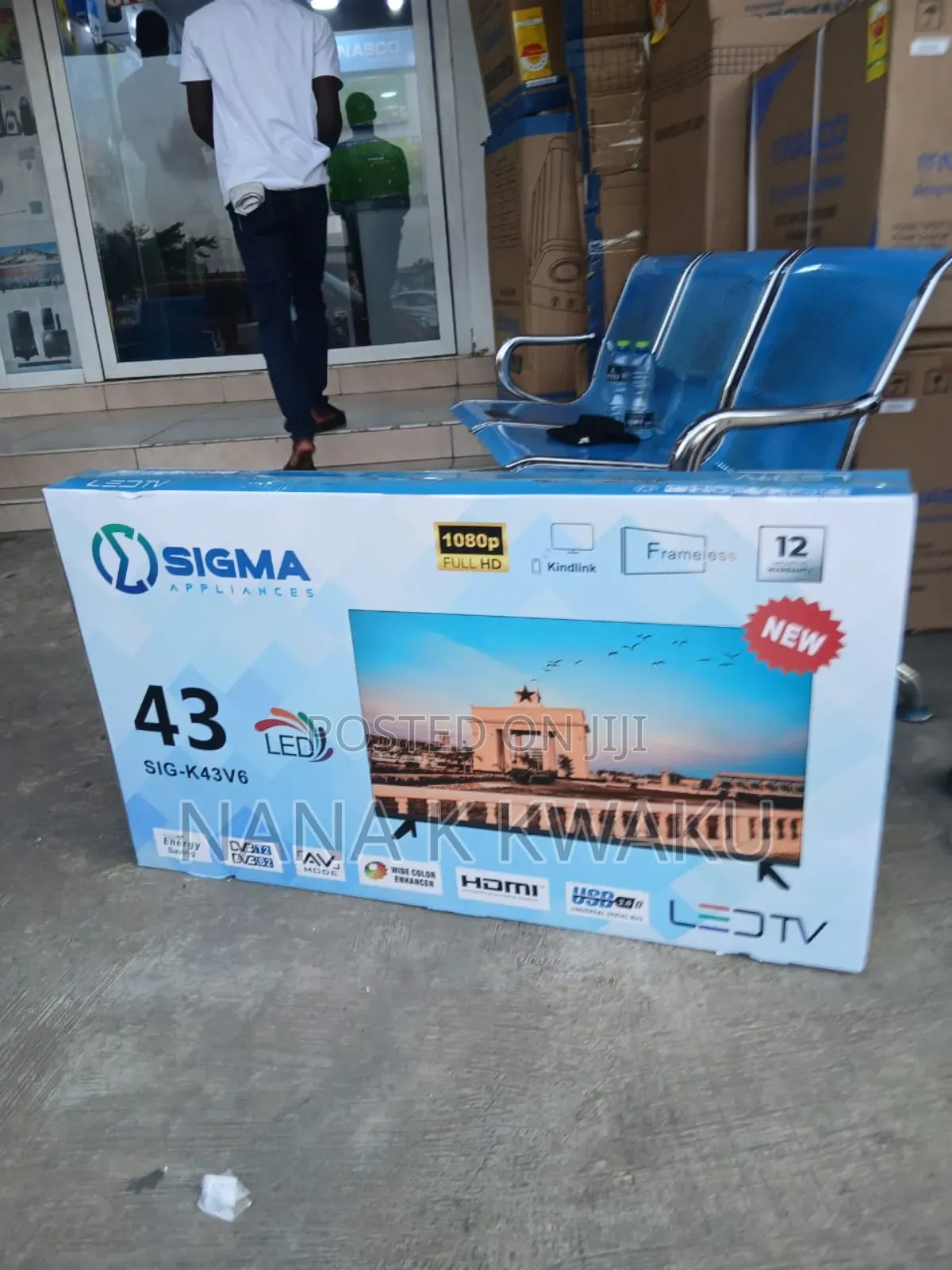 We Do Delivery Sigma 43inches Digital Satellite Tv