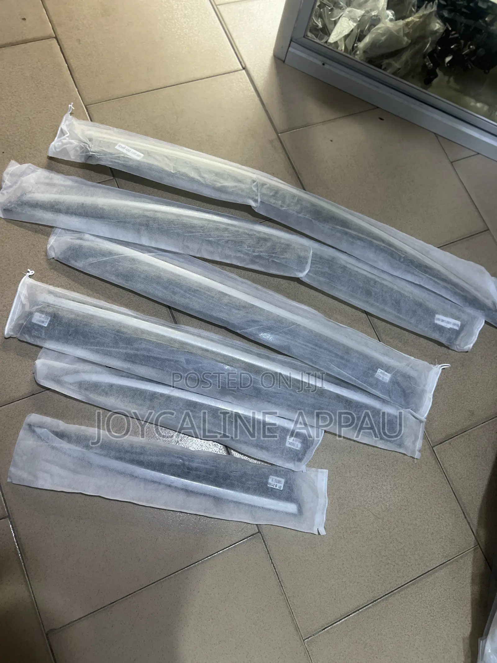 Original Honda CRV 2017 to 2025 Window Visor/Rain Guard Chrome 6pcs