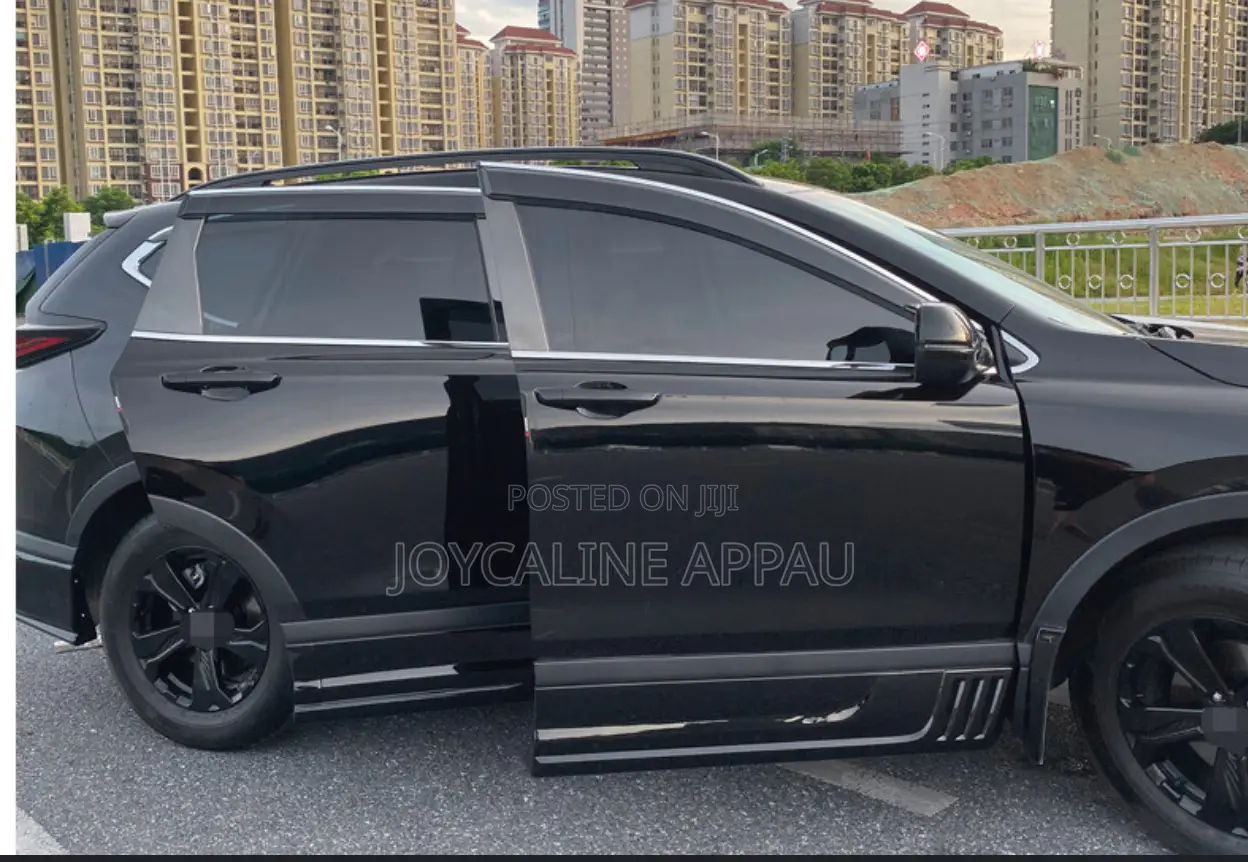 Original Honda CRV 2017 to 2021 Window Visor/Rain Guard With Chrome
