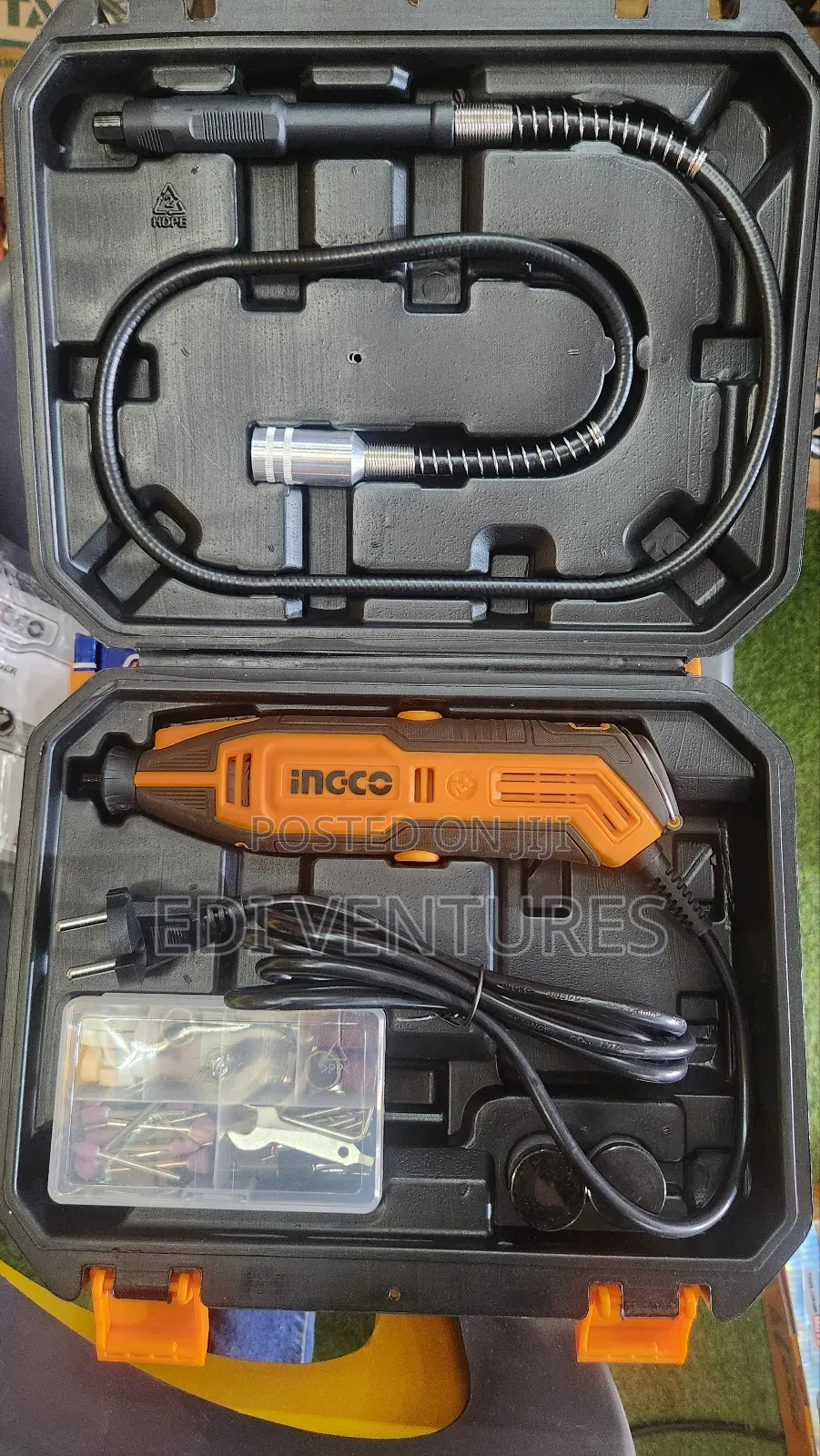 Ingco 130w Mini Grinder (Variable Speed and Hand Hook)
