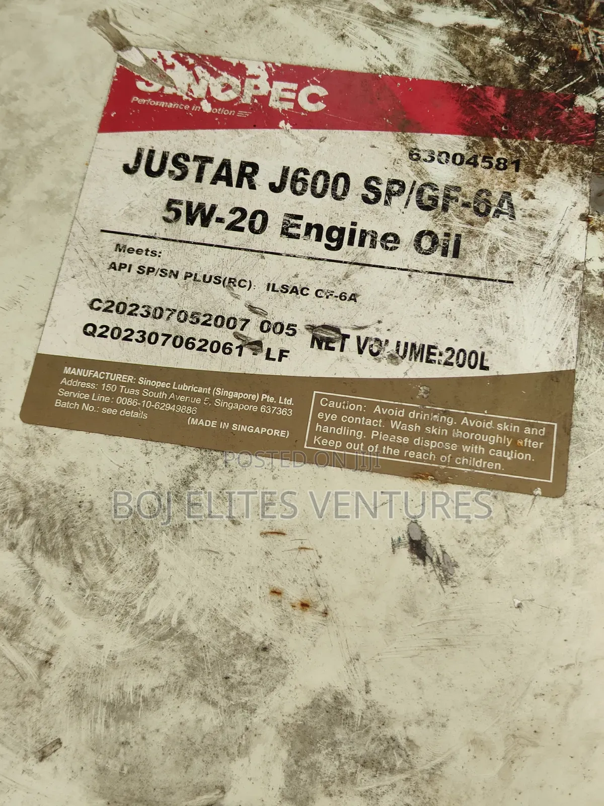 5w-20 Engine Oil 55 Galons