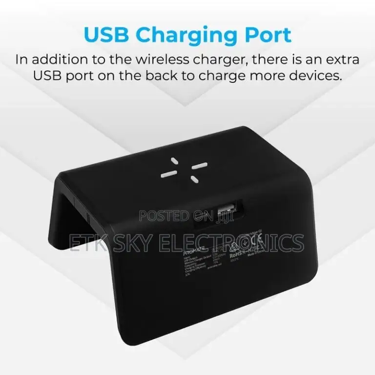 Multi-Function Led Alarm Clock With 10w Wireless Charger