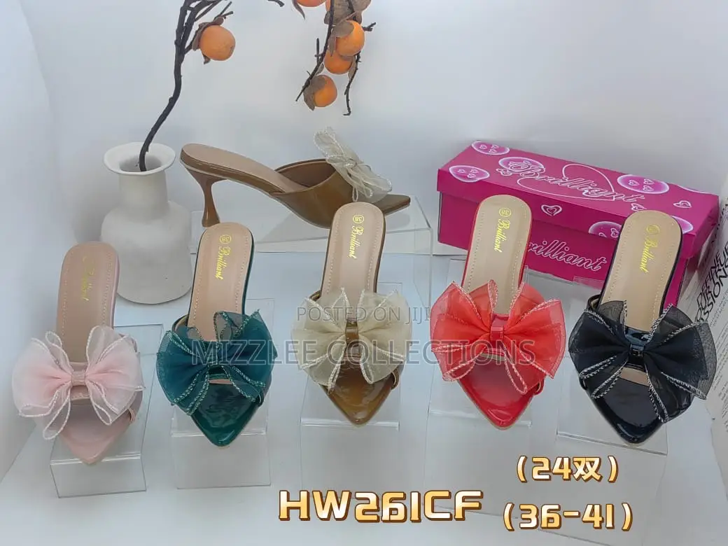 Ladies Classic Slippers Heel