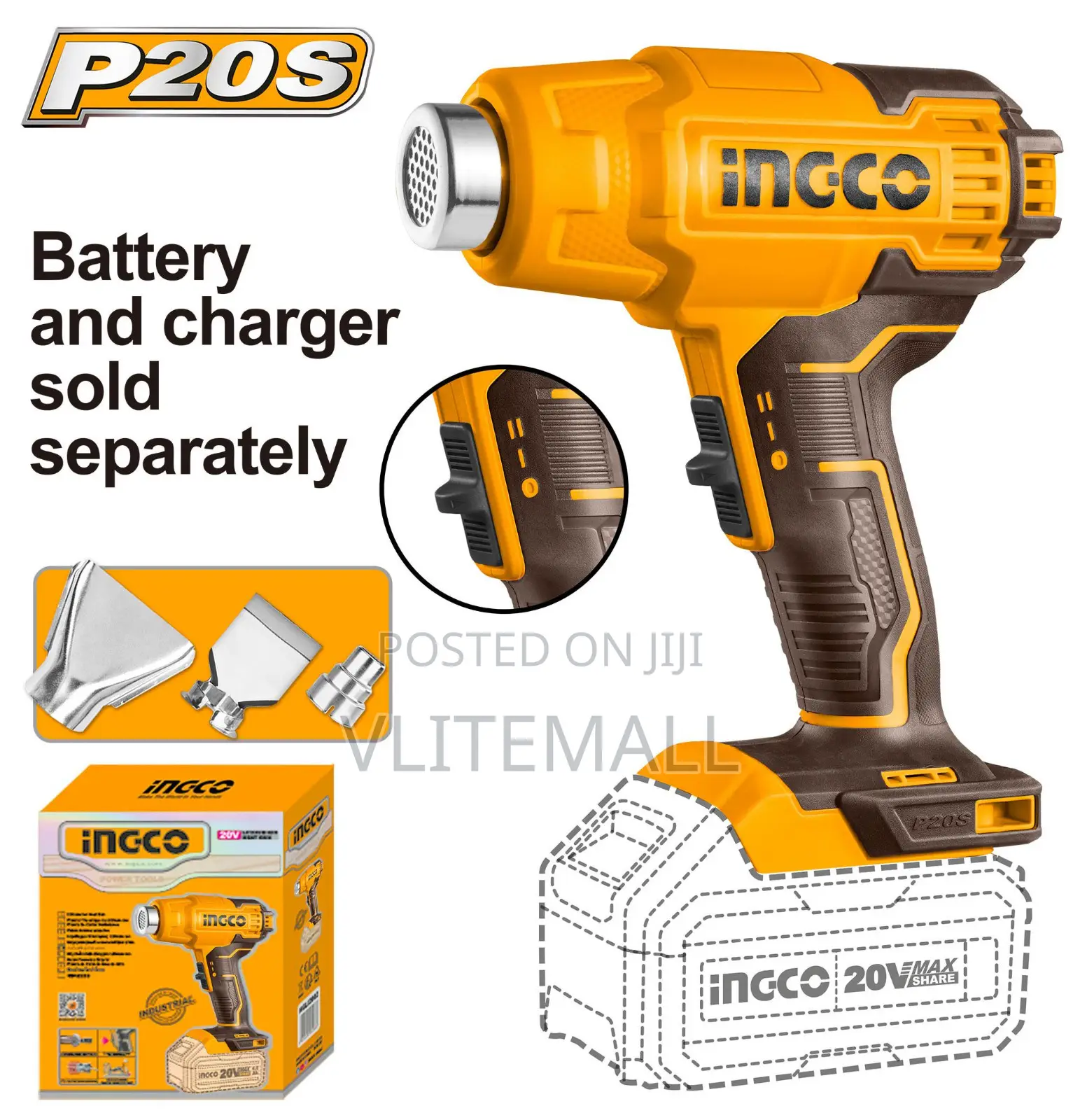 Cordless Heat Gun Hgli2006