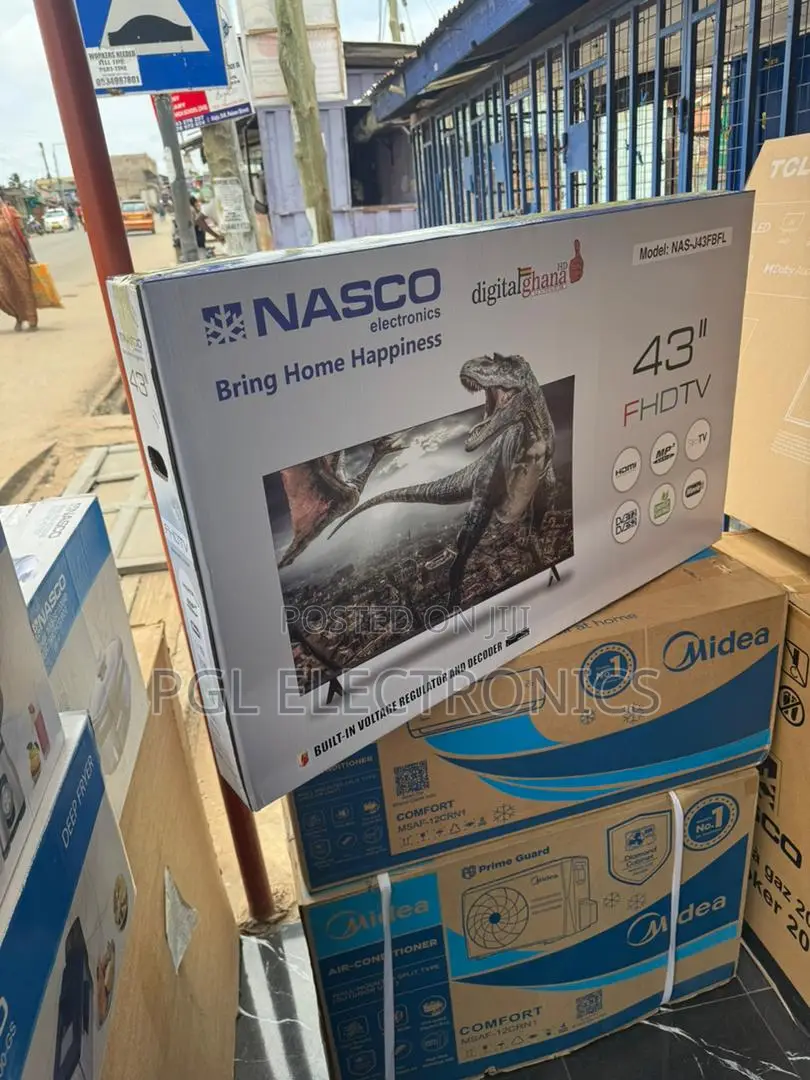 Nasco 43" Digital Satellite FHD Tv Nas-J43fbfl