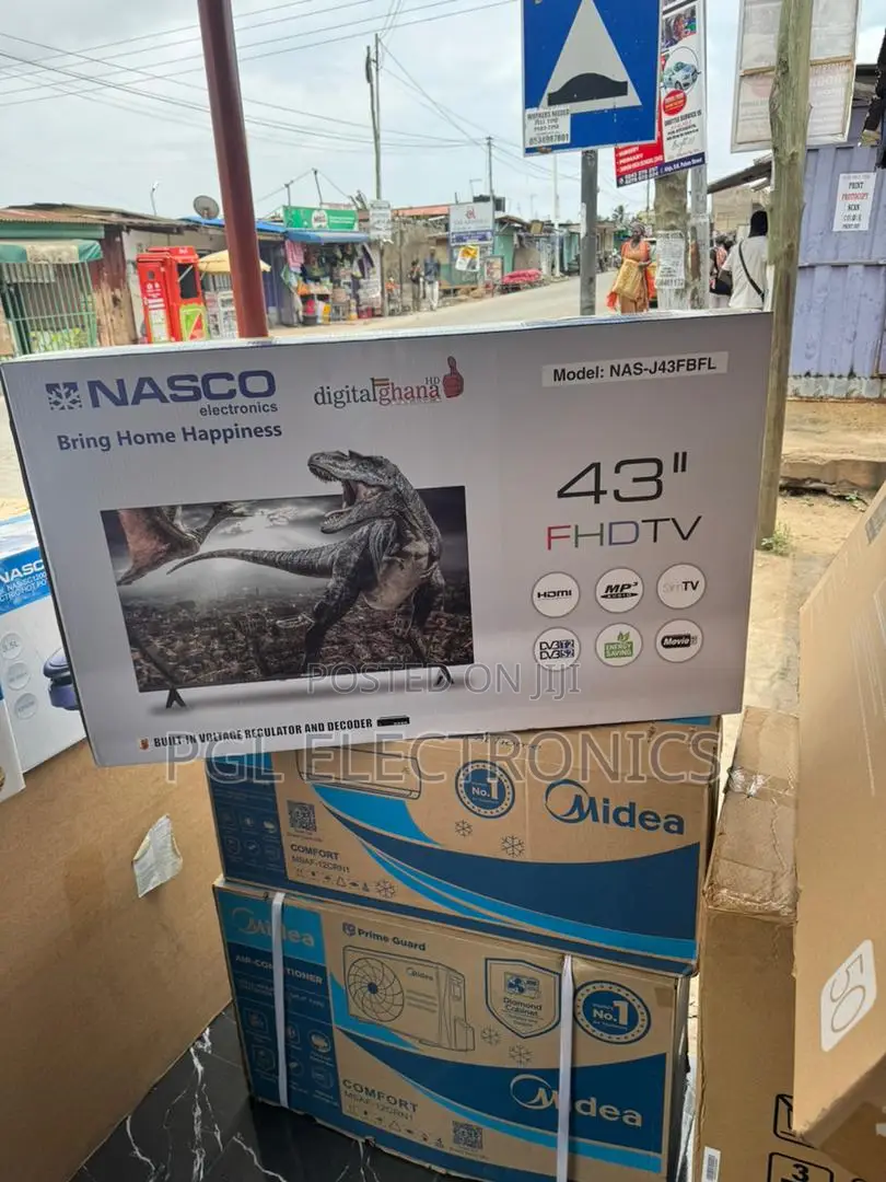 Nasco 43" Digital Satellite FHD Tv Nas-J43fbfl