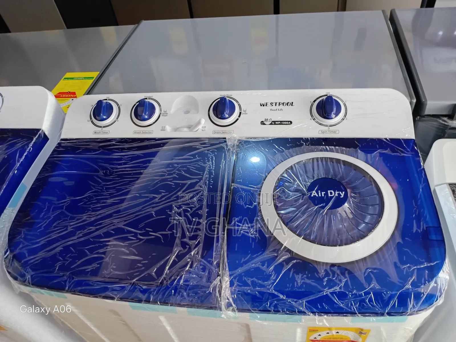 Westpool 10kg Washing Machine – Family Size Cleaner
