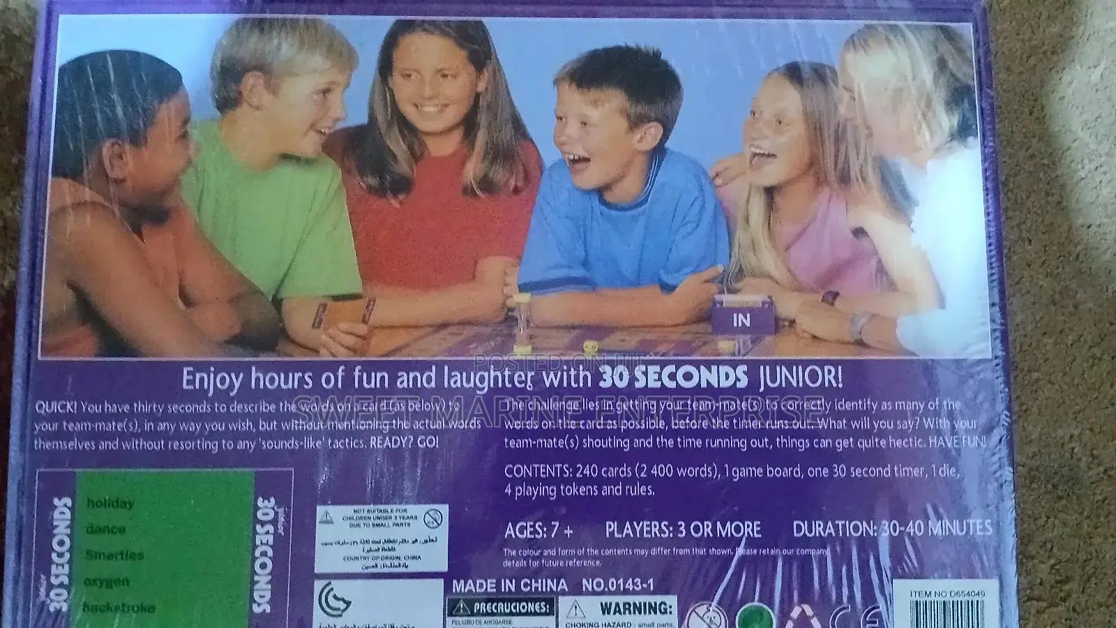 Junior 30 Seconds