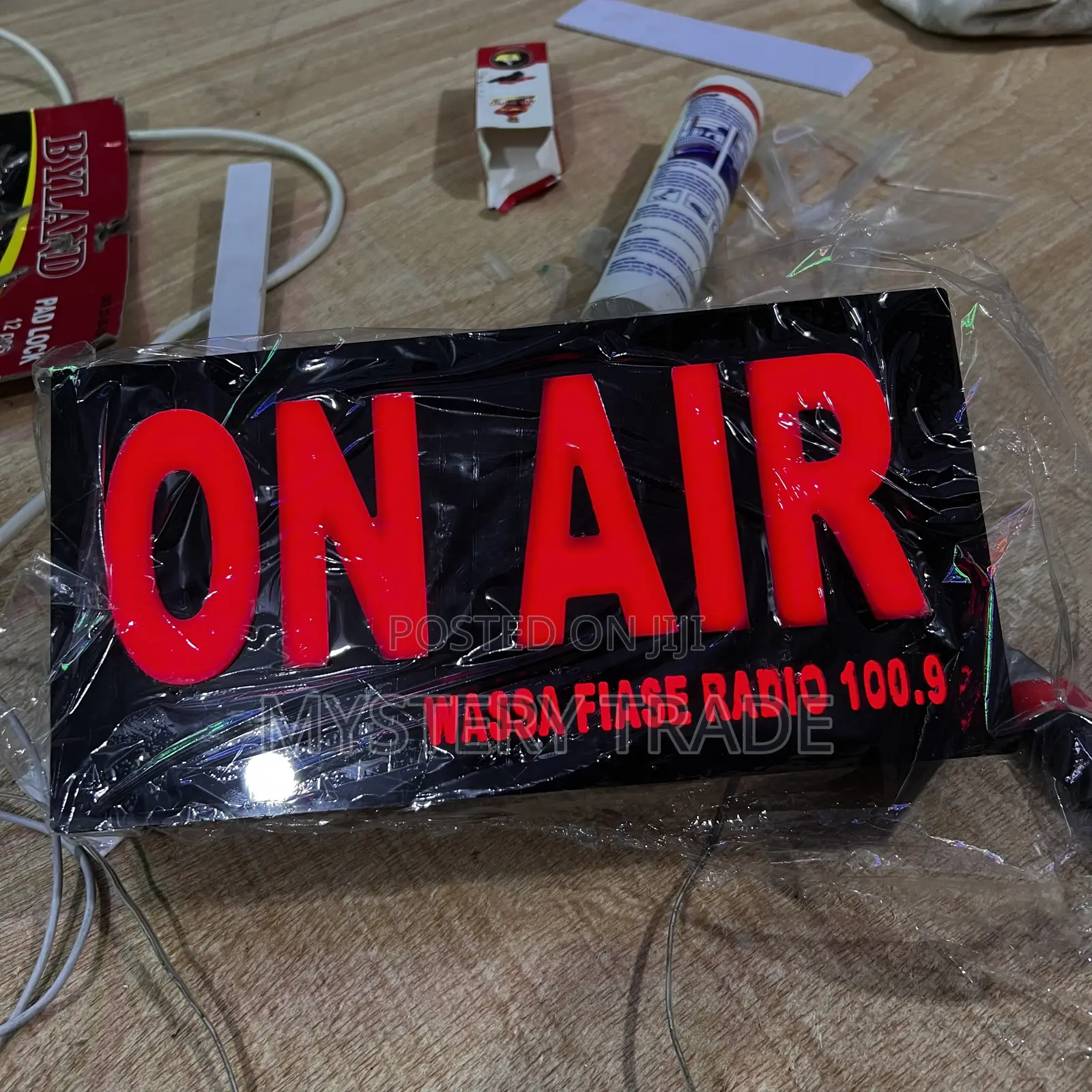 3d on Air Radio Station Signage