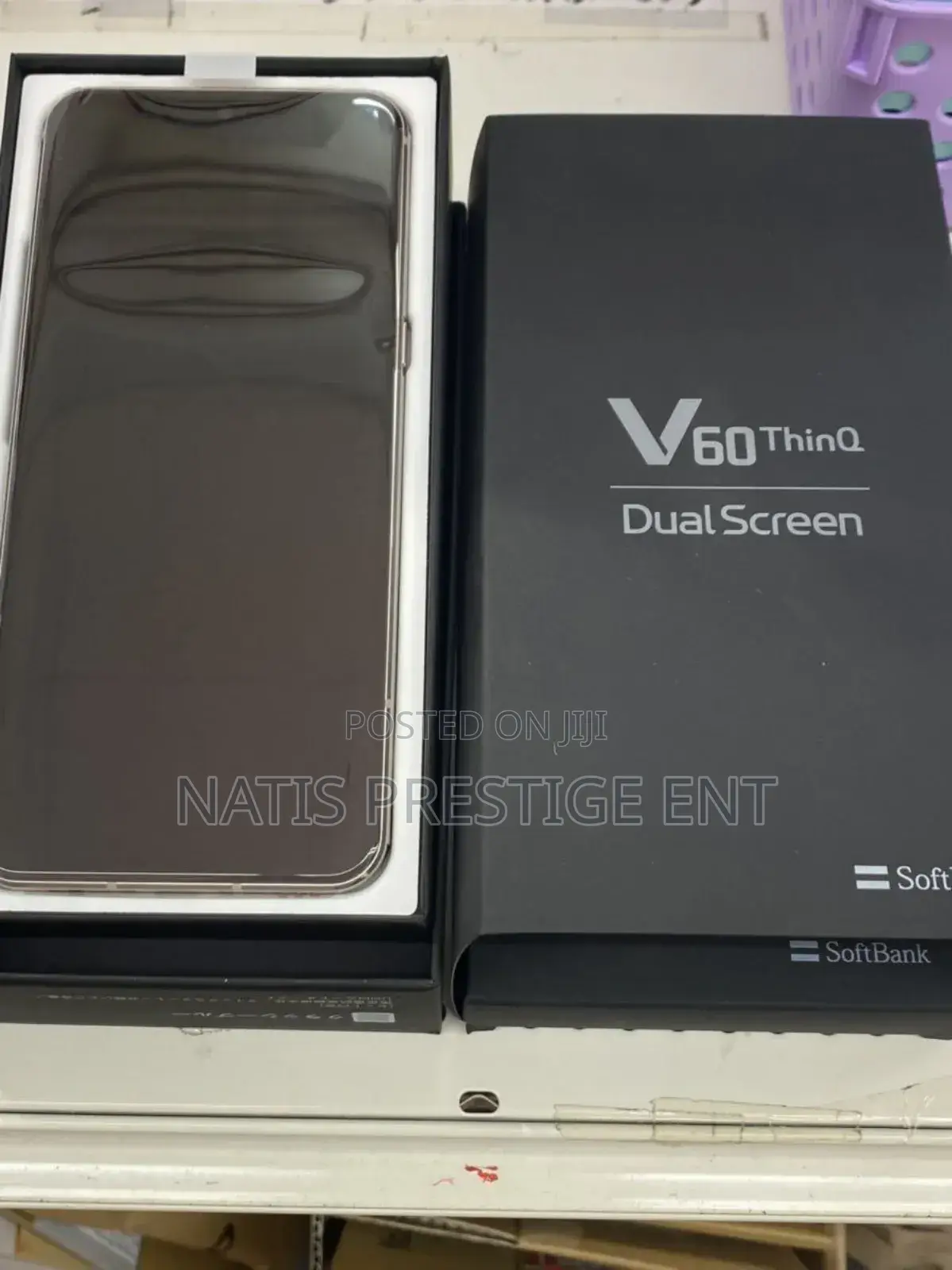 New LG V60 ThinQ 5G 256 GB Black