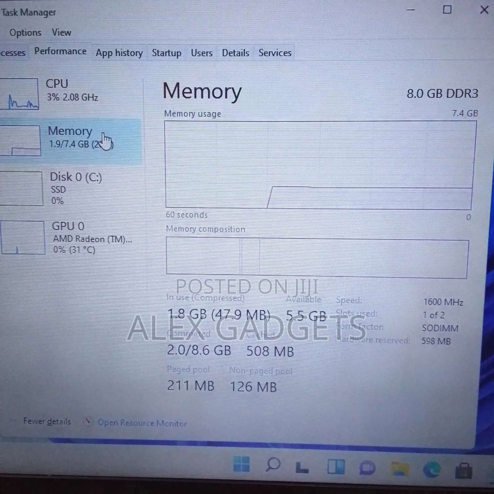 Laptop HP EliteBook 745 8GB AMD A8 SSD 256GB