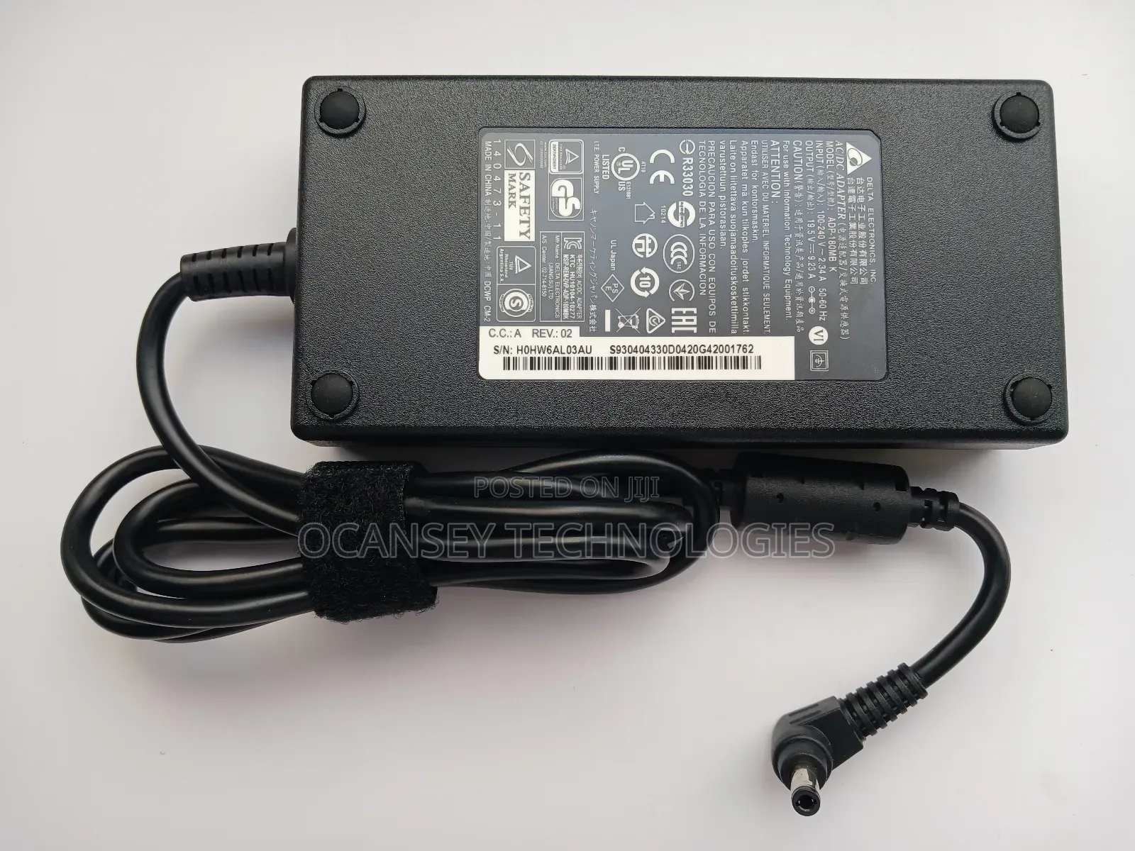 Original Razer Blade 19.5v 9.23a 180 Watts Pin Laptop Charger