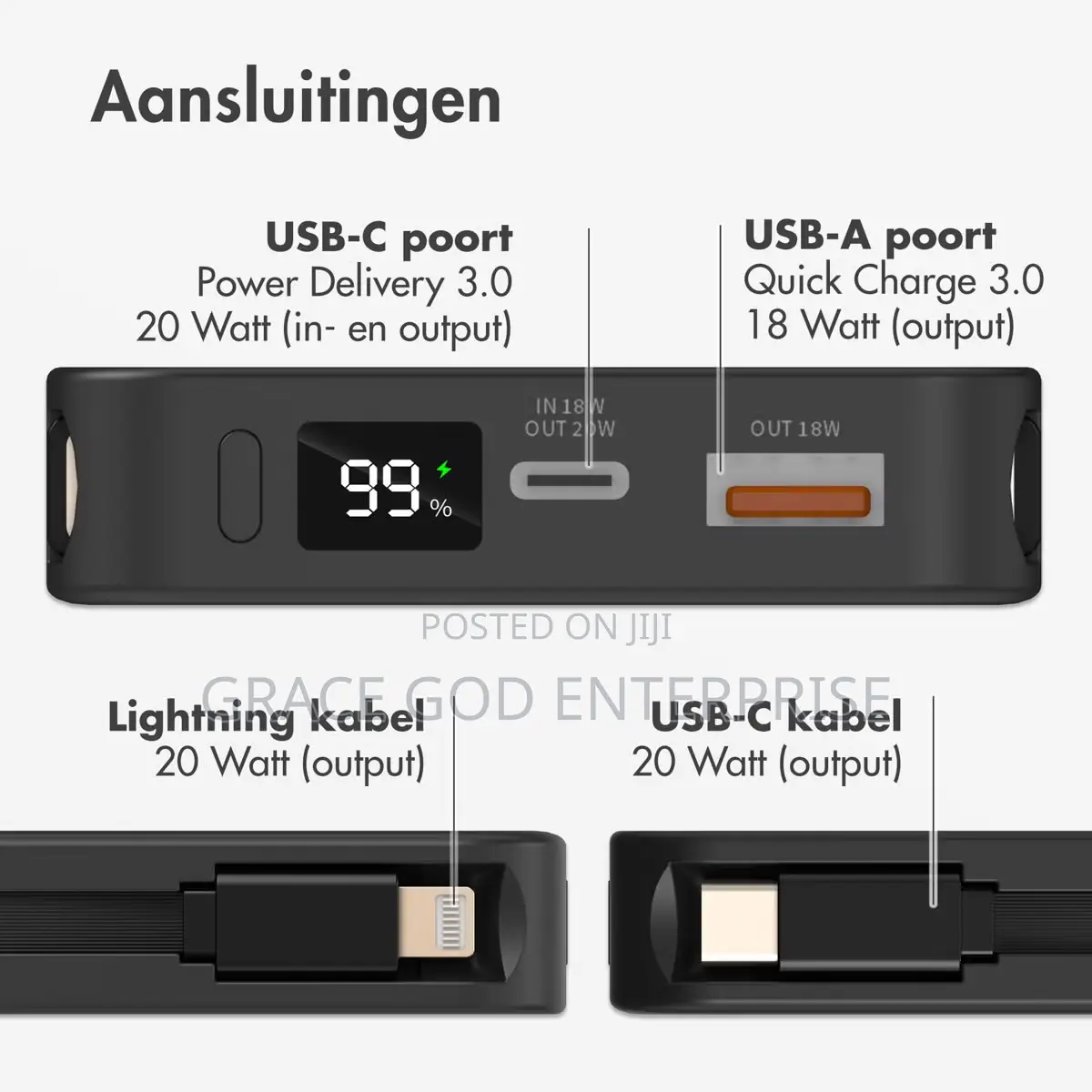 Original Accezz Powerbank 10,000 Mah