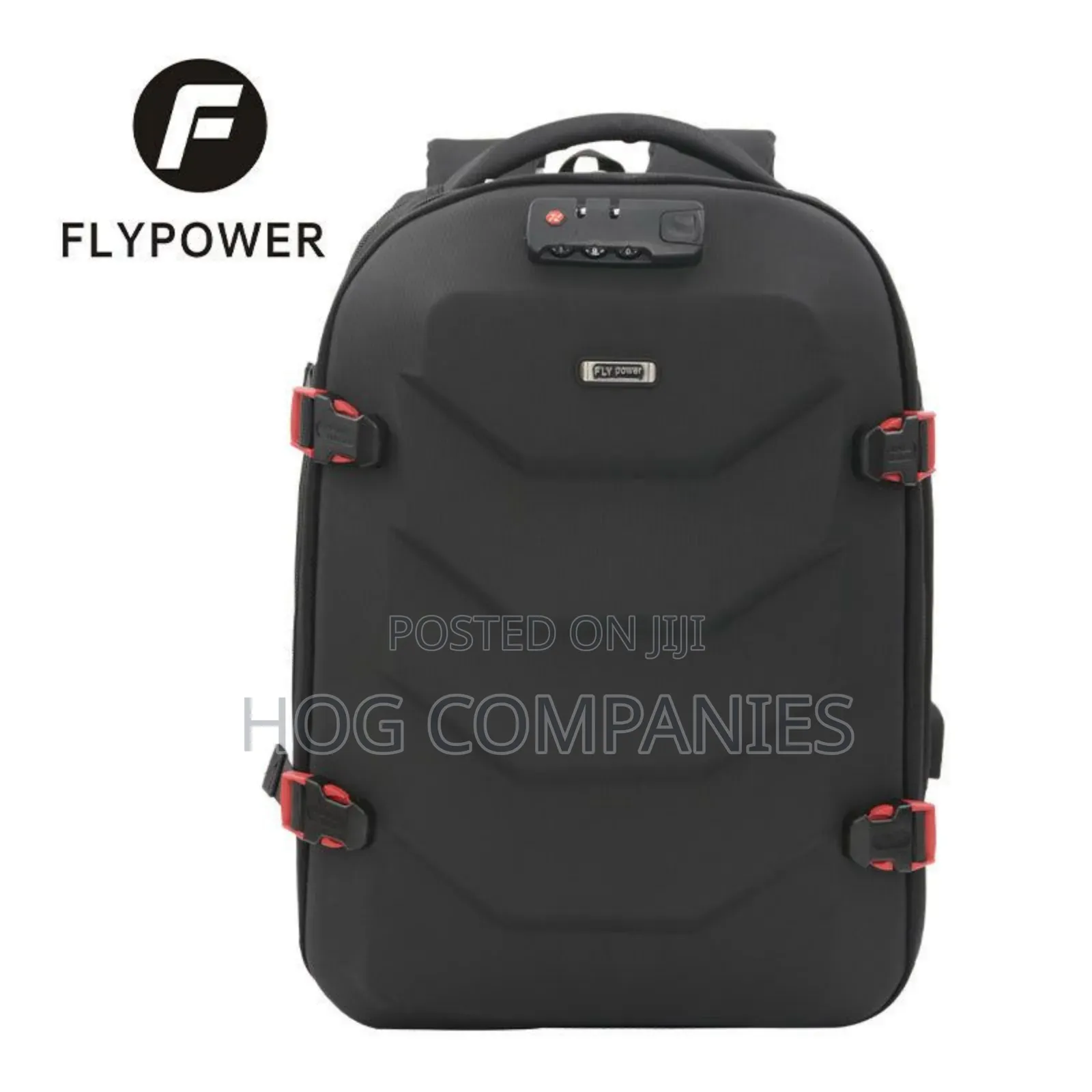 Fly Power Anti-Theft Laptop Backpack School Travel Bag - Fast Delivery