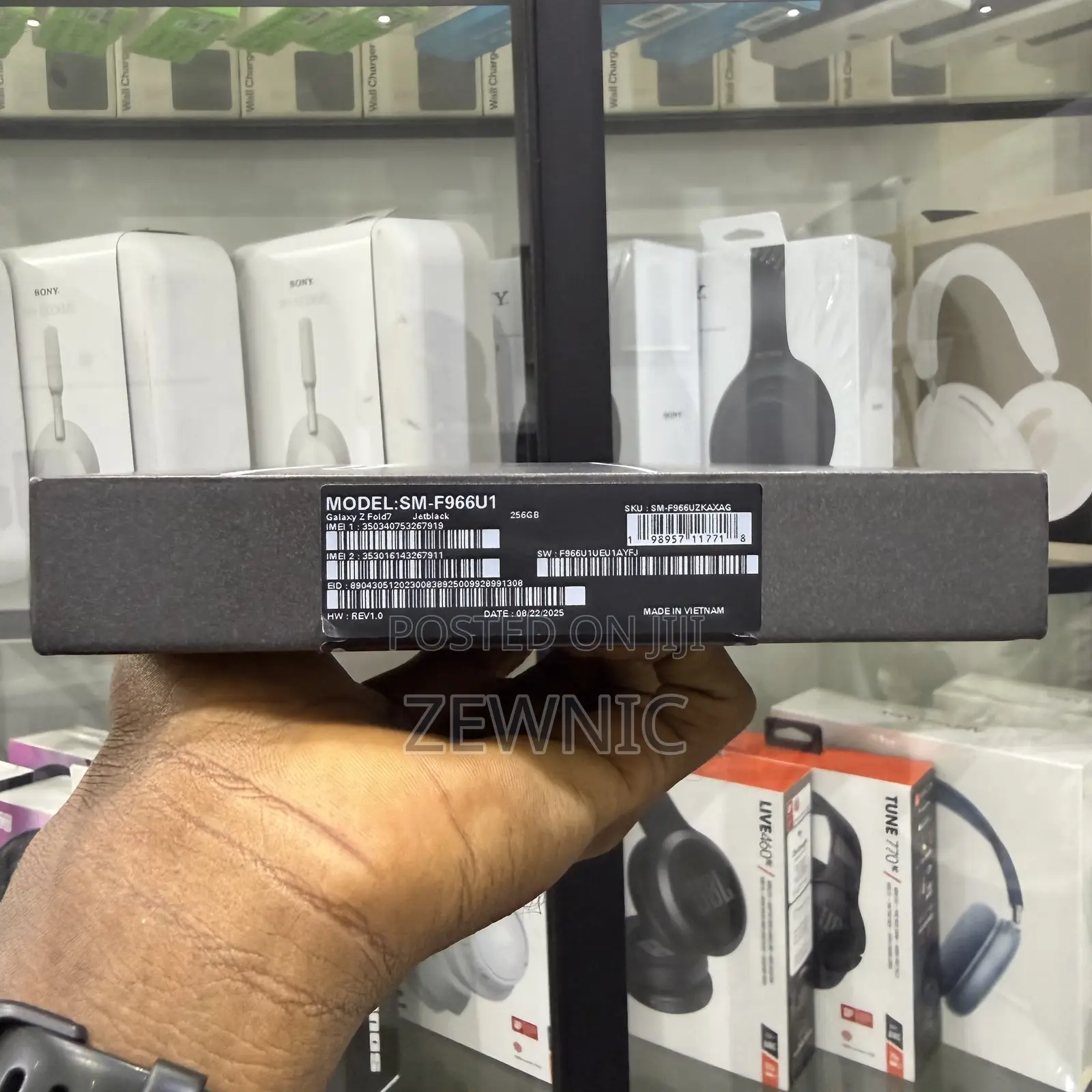 New Samsung Galaxy Z Fold7 256 GB Black