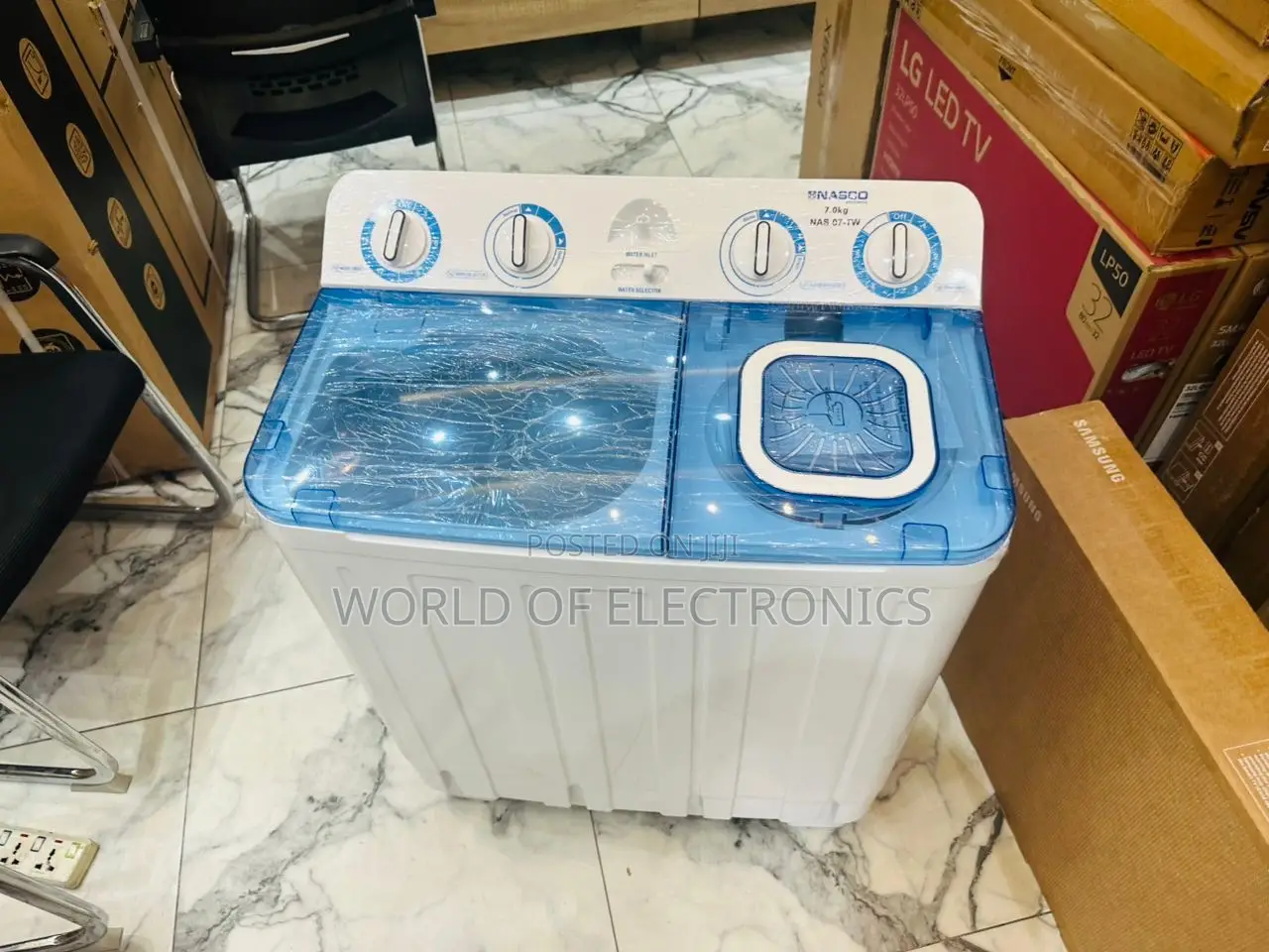 Easy to Use With Durability Nasco Washing Machine (7kg) Twin Tub