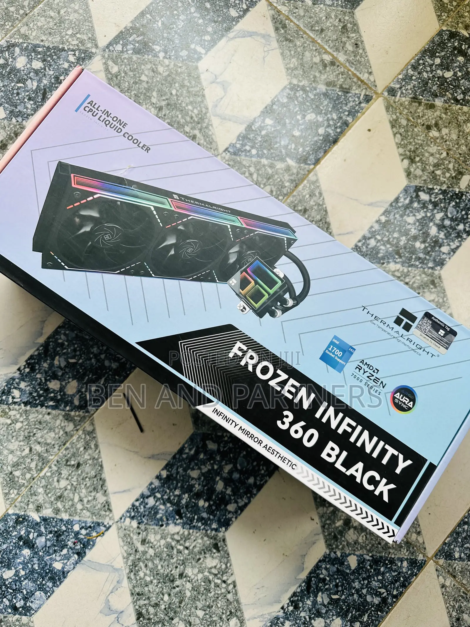 Thermalright Frozen Infinity 360 Black Liquid Cpu Cooler