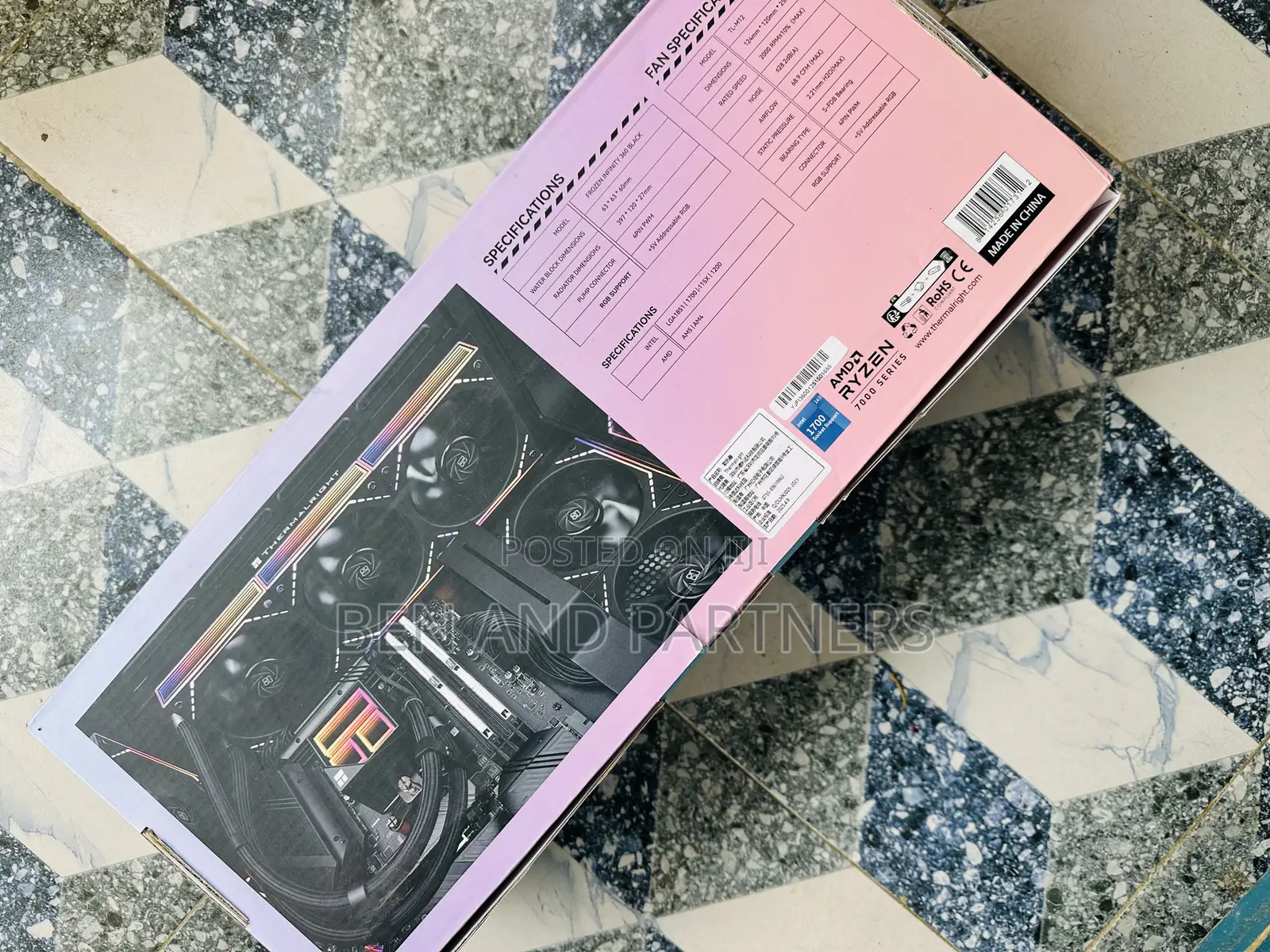 Thermalright Frozen Infinity 360 Black Liquid Cpu Cooler