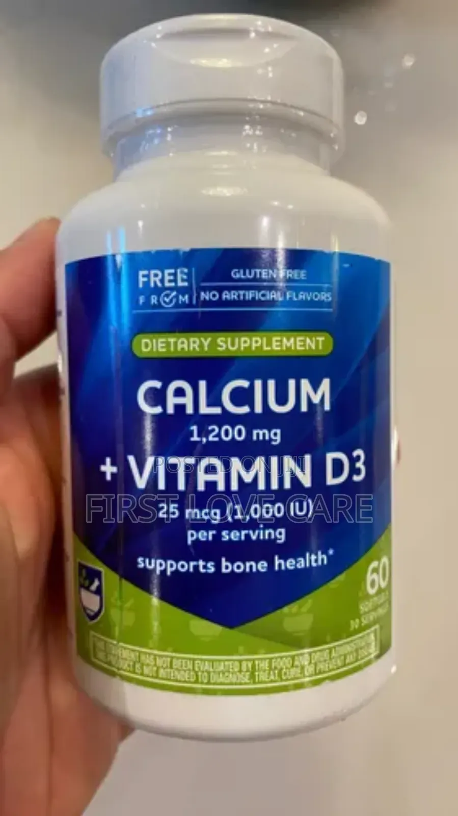 Rite Aid Calcium 1200mg + Vitamin D3 25mcg(1000iu)Support Bone Health