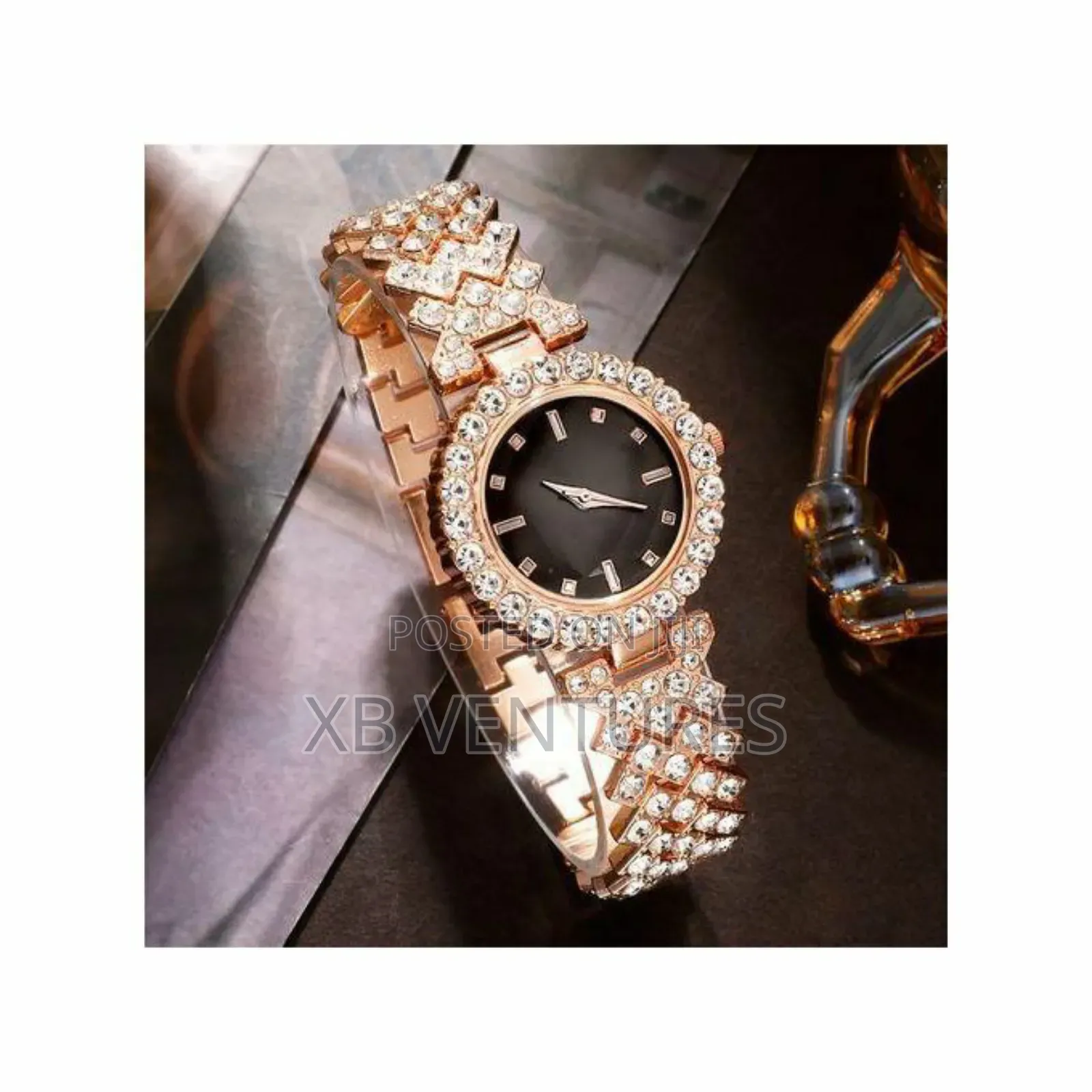 Women's Fashion Retro Quartz Watch Crystal Jewelry Set