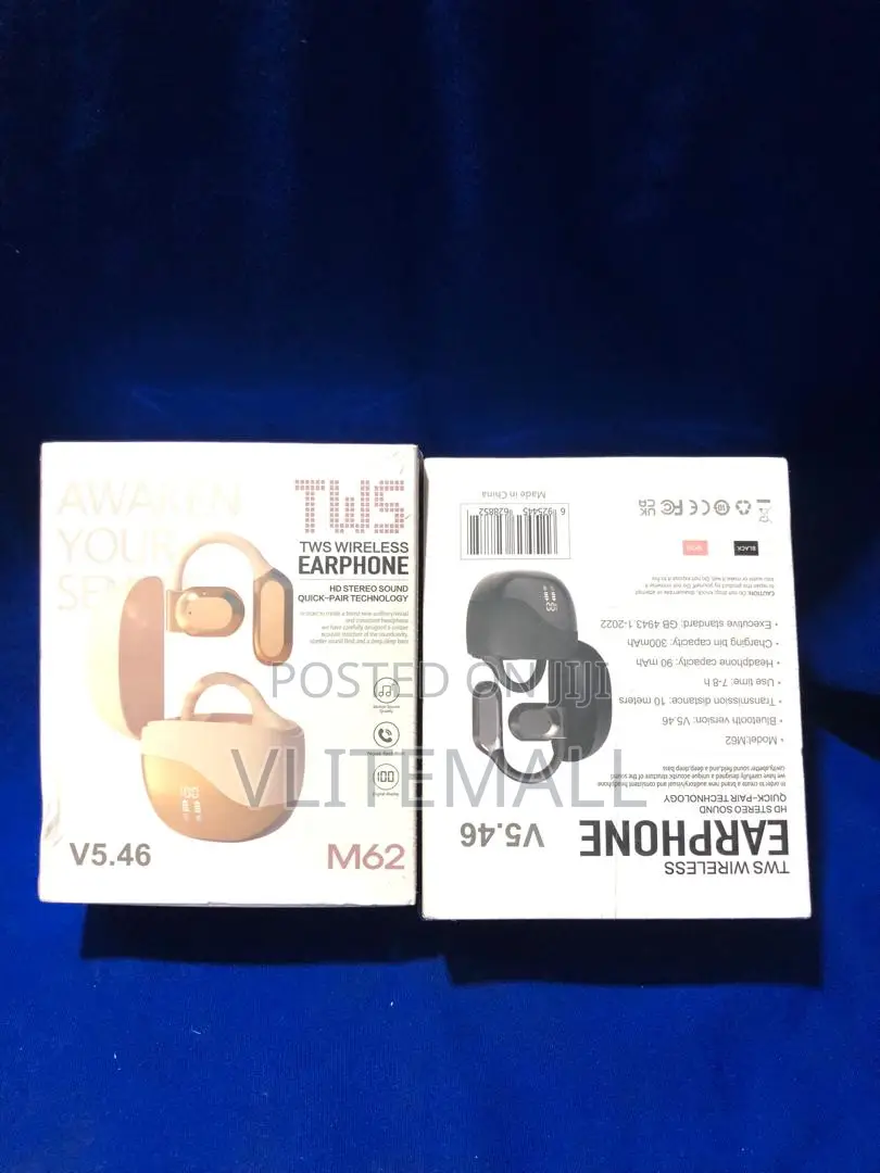 M62 TWS Wireless Earphone