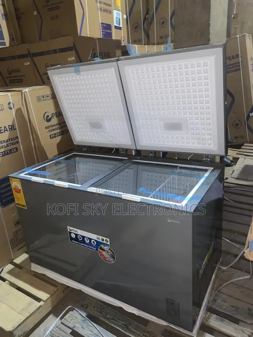 Pearl PCF 550-2b. 400litres Doubledoor Chest Freezer