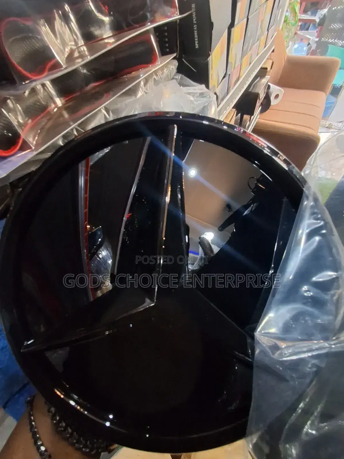 Front Logo [ Crown ] Benz C250 ,C300 2016-2020 Black