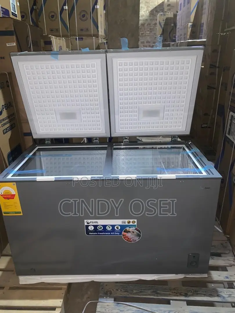 Pearl PCF-550-2b 400liters Double Door Freezer