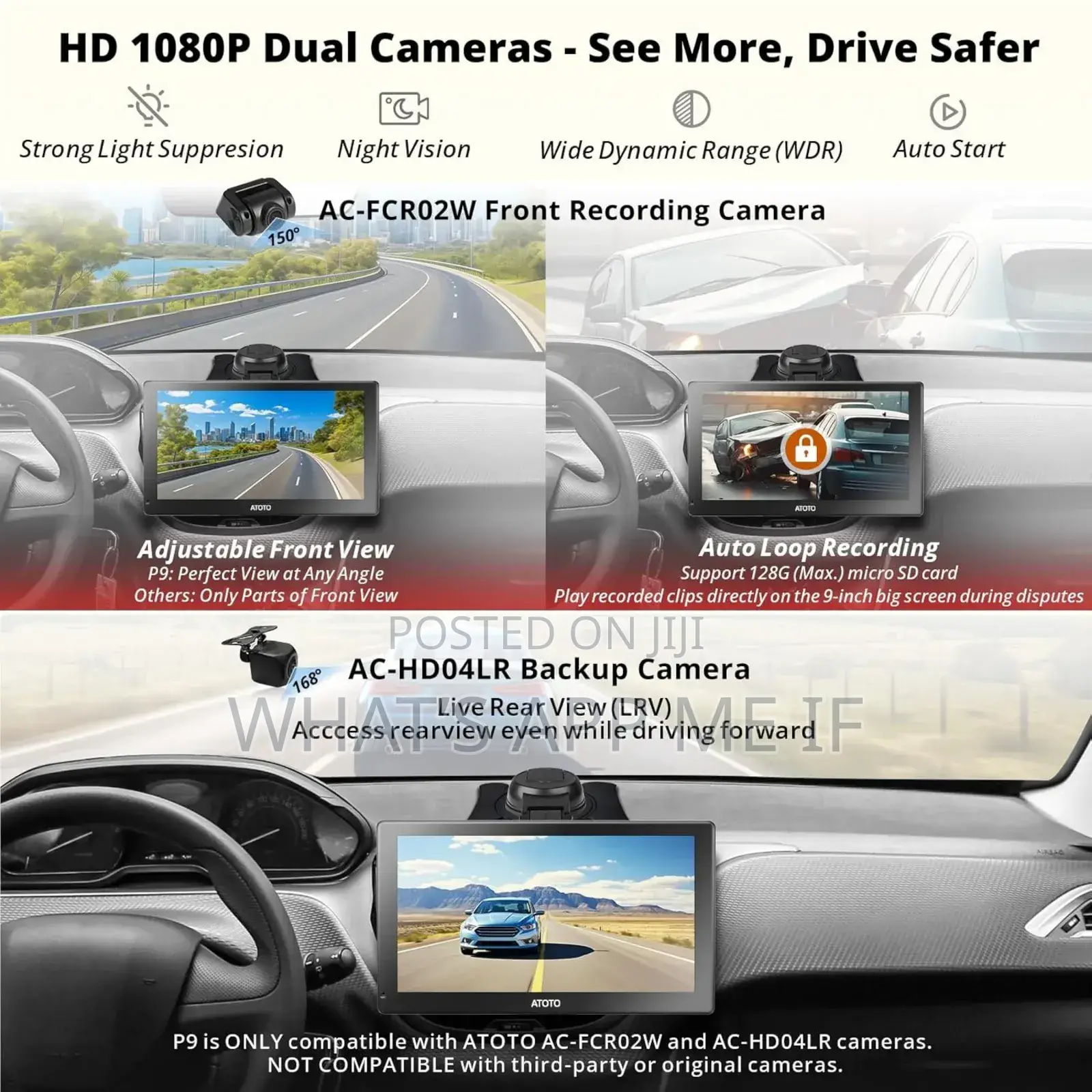 Atoto [Android 4+32g] Portable Carplay Car Stereo,