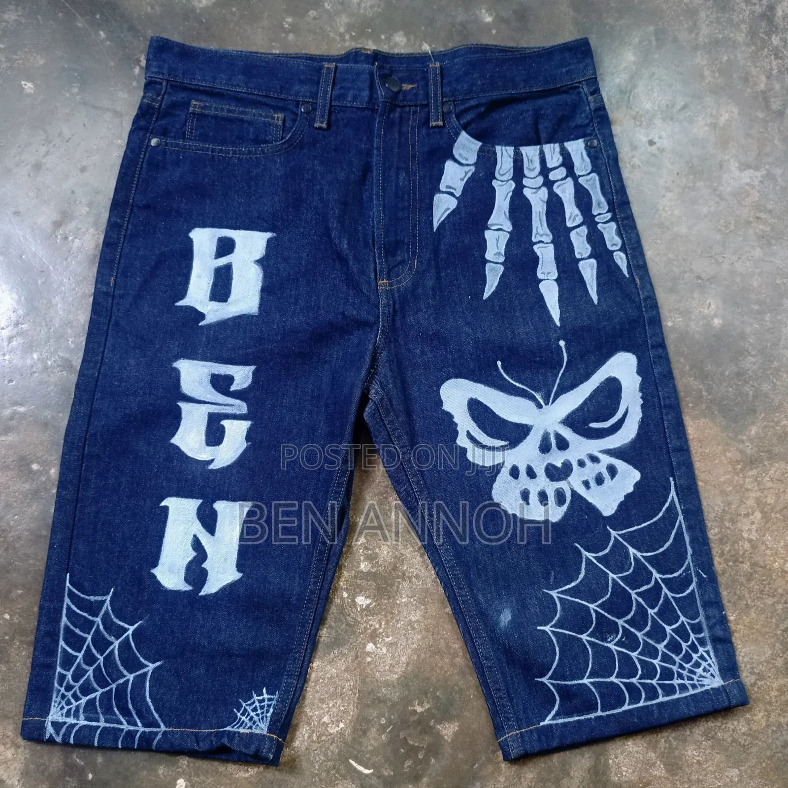 Acrylic on Jeans