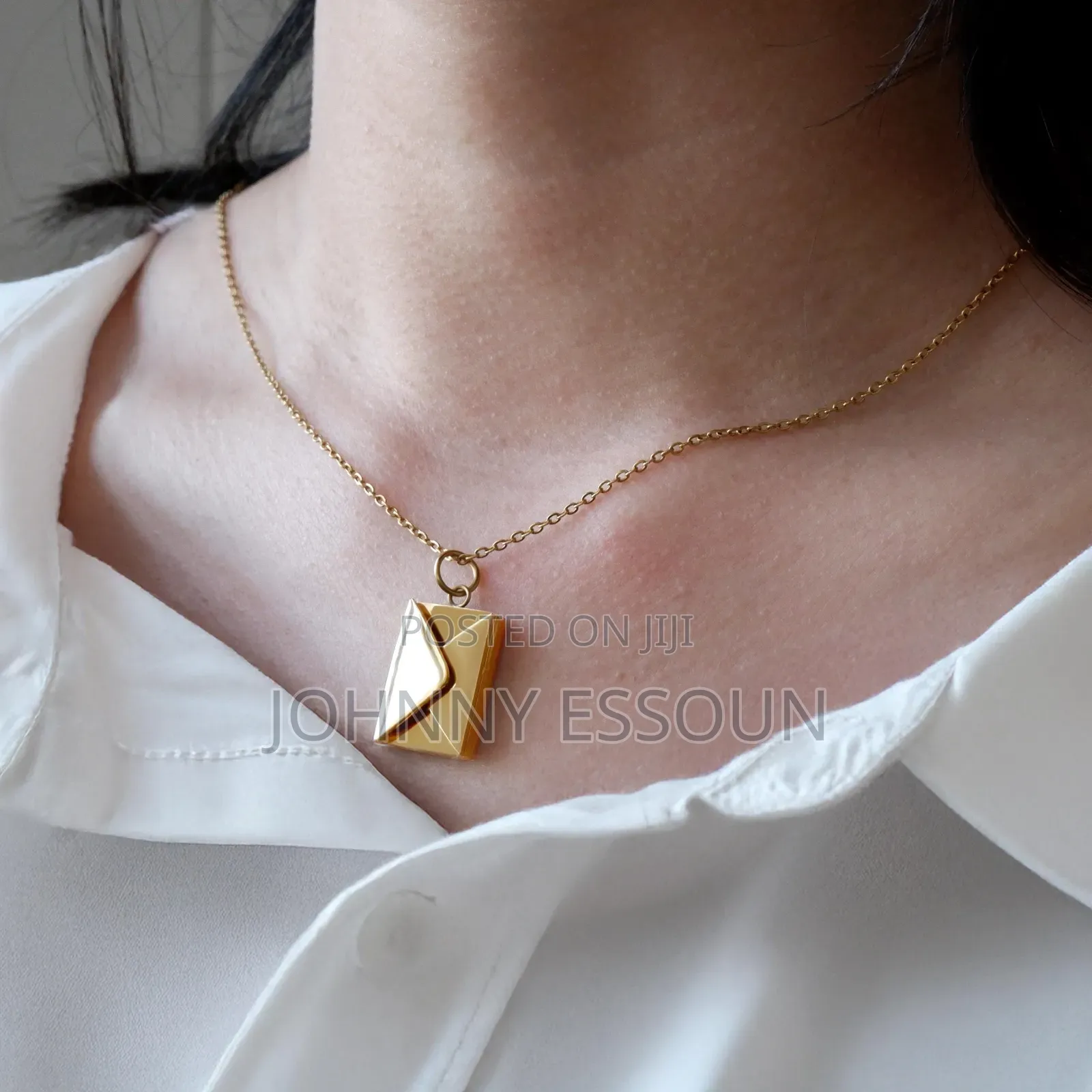 Love You Envelope Necklace