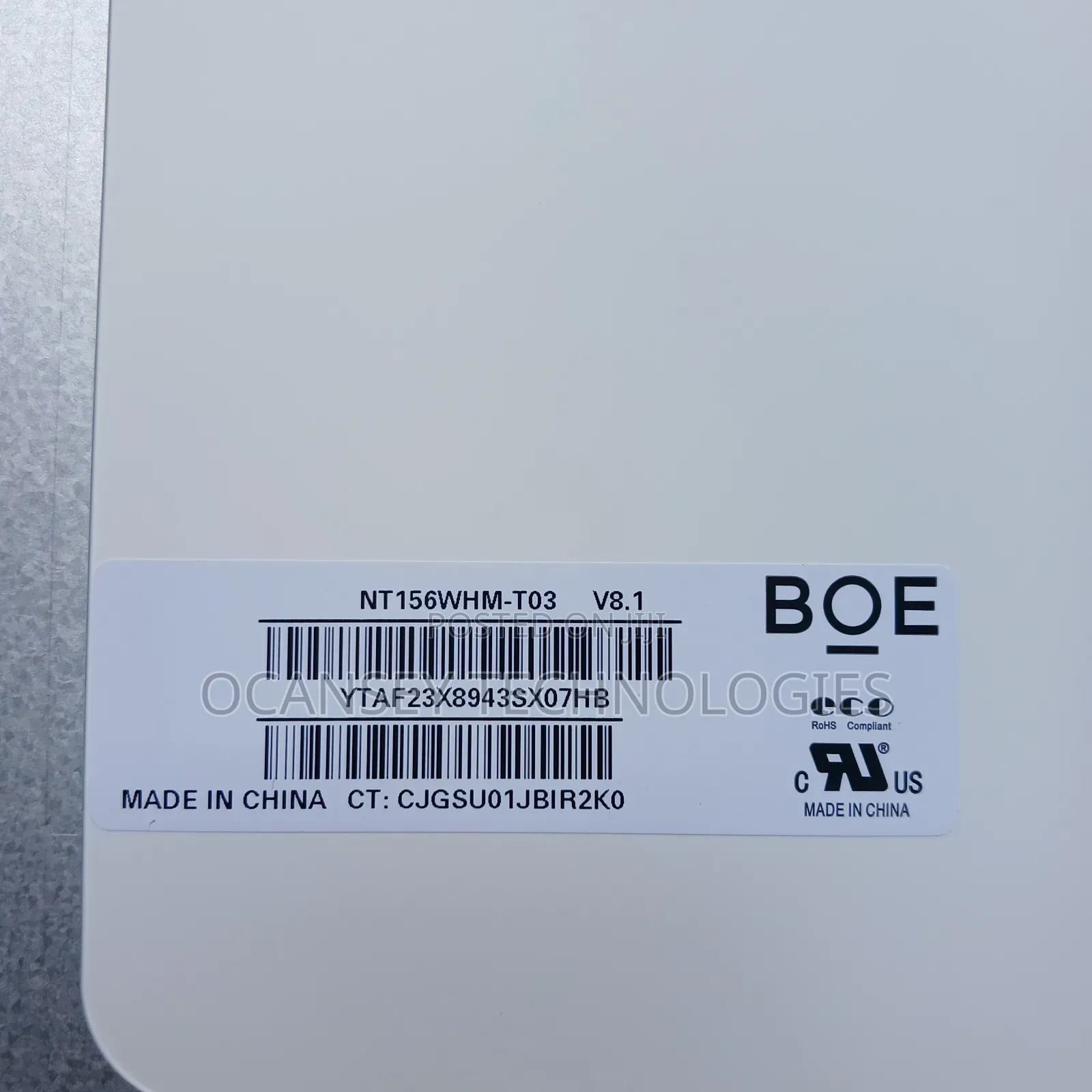 Original Brand-New Nt156whm-T03 15.6 Touchscreen LCD for Laptop