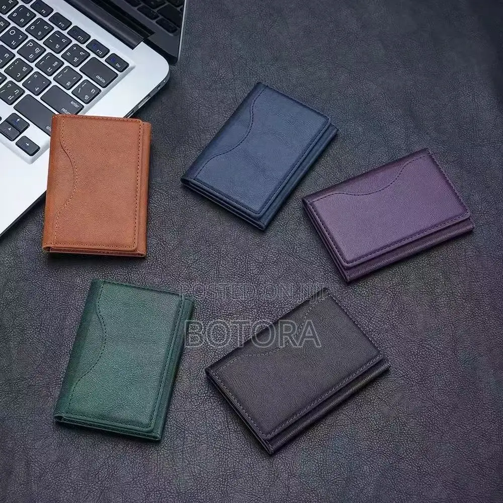 Magsafe Leather Card Holder Wallet Stand