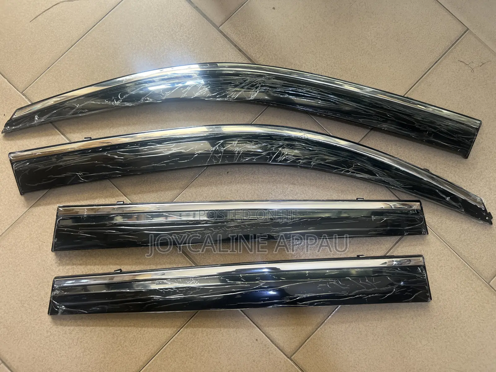 Toyota Prado 2010 to 2018 Window Door Visor/Rain Guard Chrome