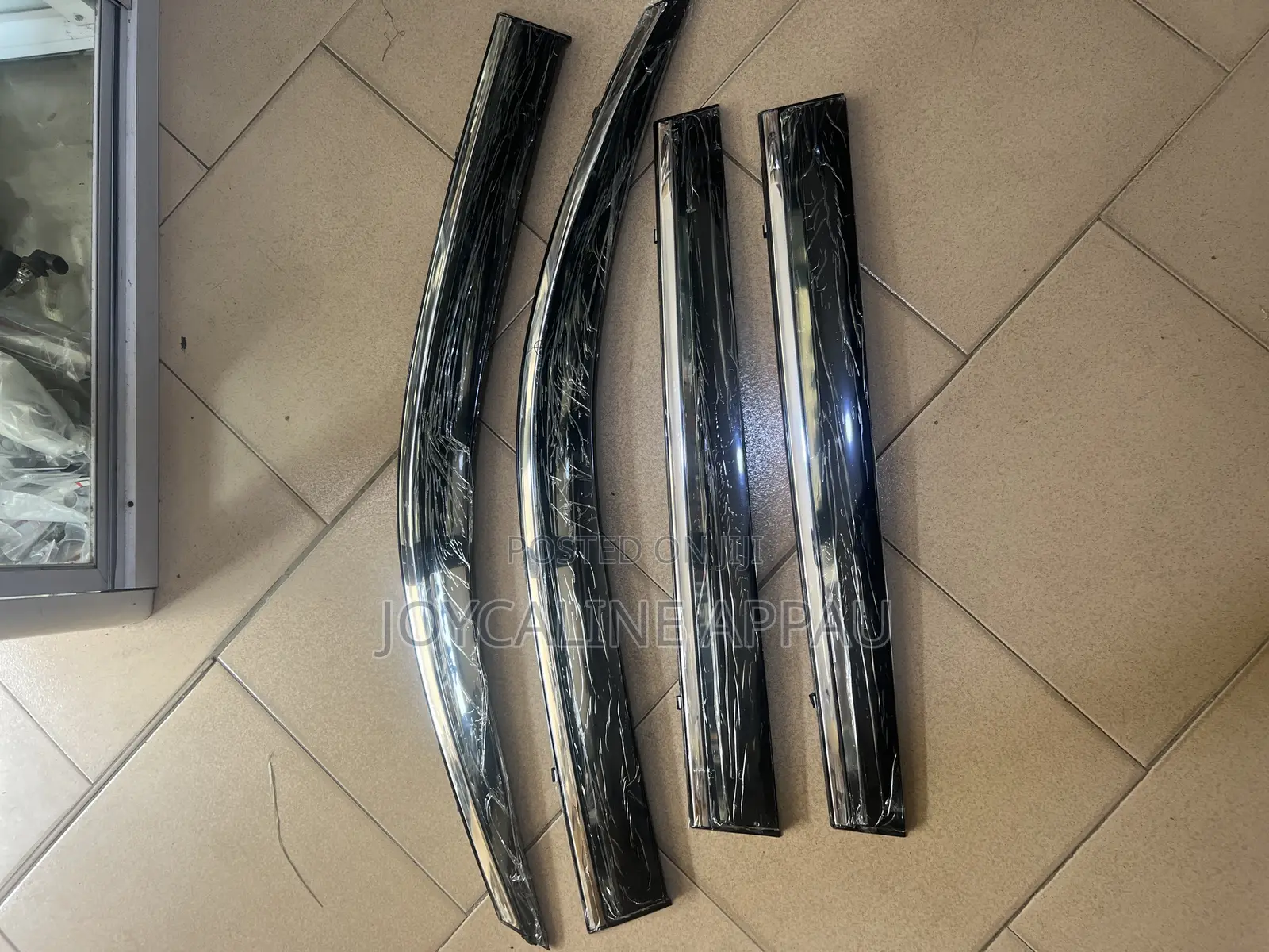 Toyota Prado 2010 to 2018 Window Door Visor/Rain Guard Chrome