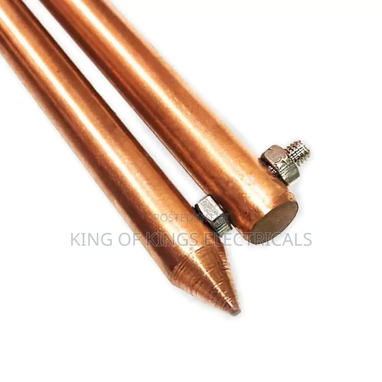 Copper Bonded Earth Rod With Accessories –4feet Heavy Duty Grounding