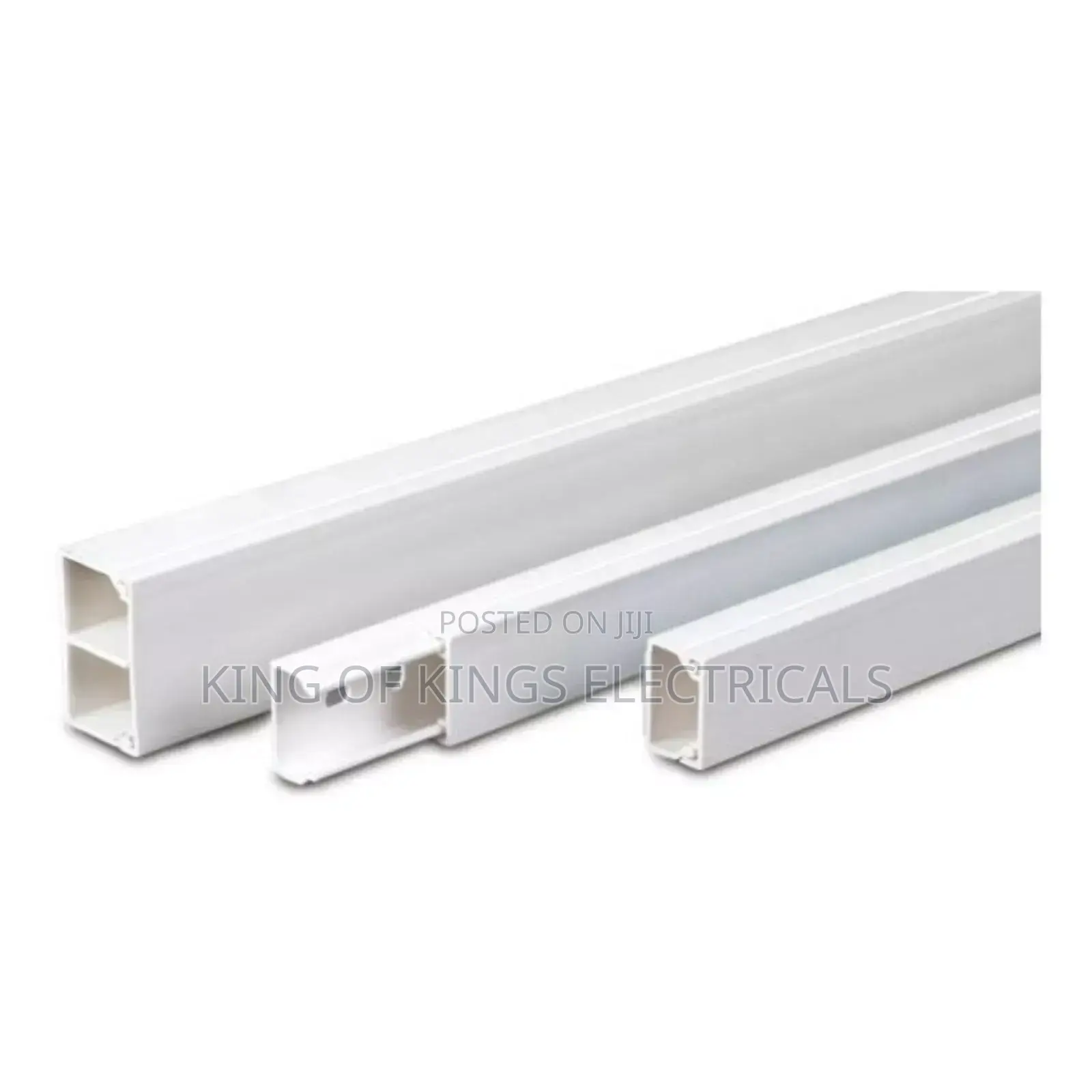 16x25 PVC Trunking Cable Management Duct – White
