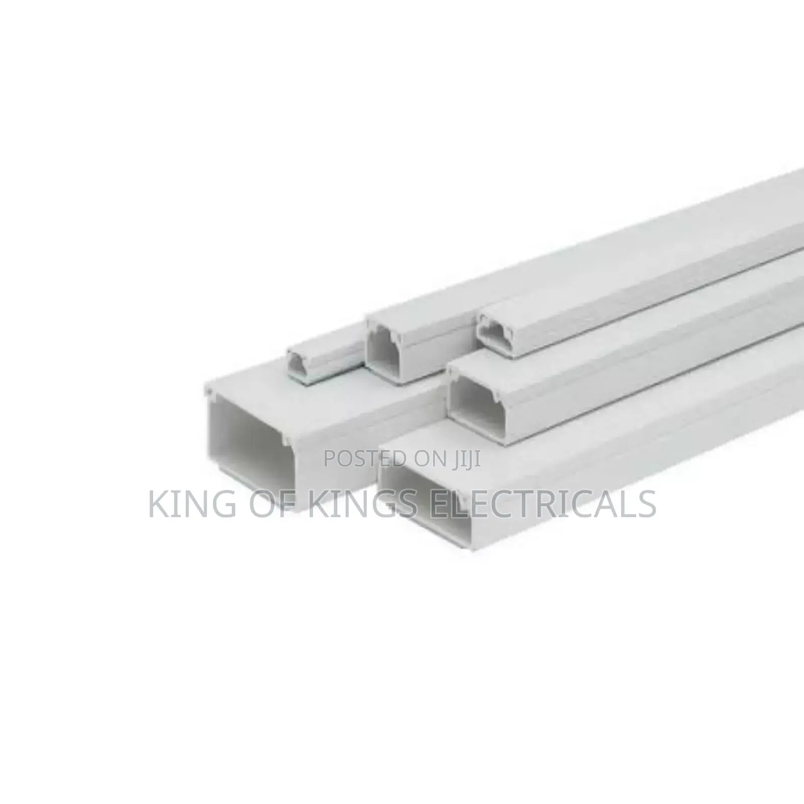 16x25 PVC Trunking Cable Management Duct – White