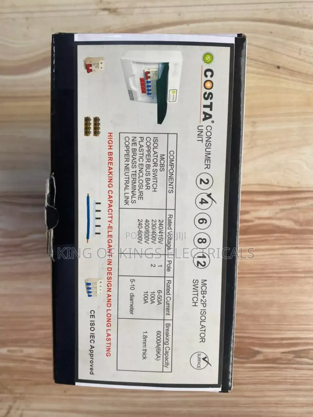 Costa Plastic Distribution Box – 4 Way (Ct004)