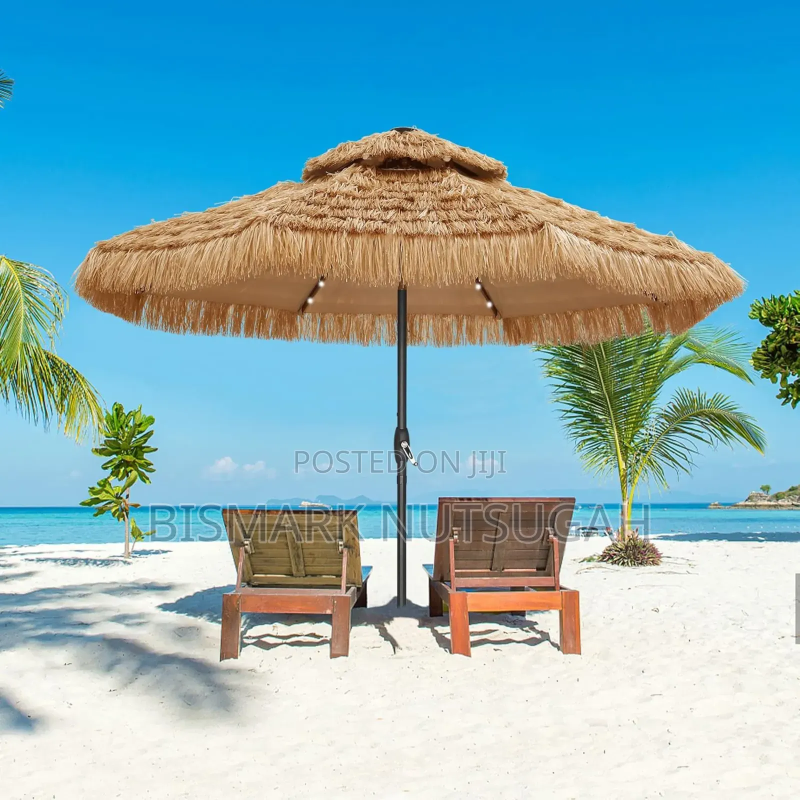 Hawaiian Style Beach Umbrella