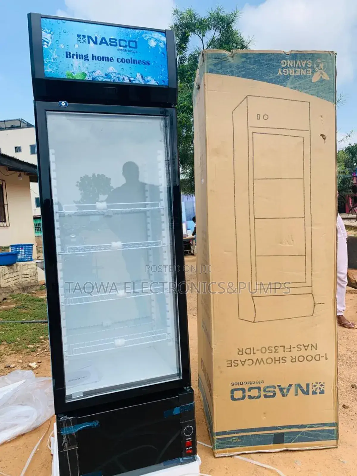 Nasco - 288-LTRS - Display - Fridge - Nas-Fl350-1dr
