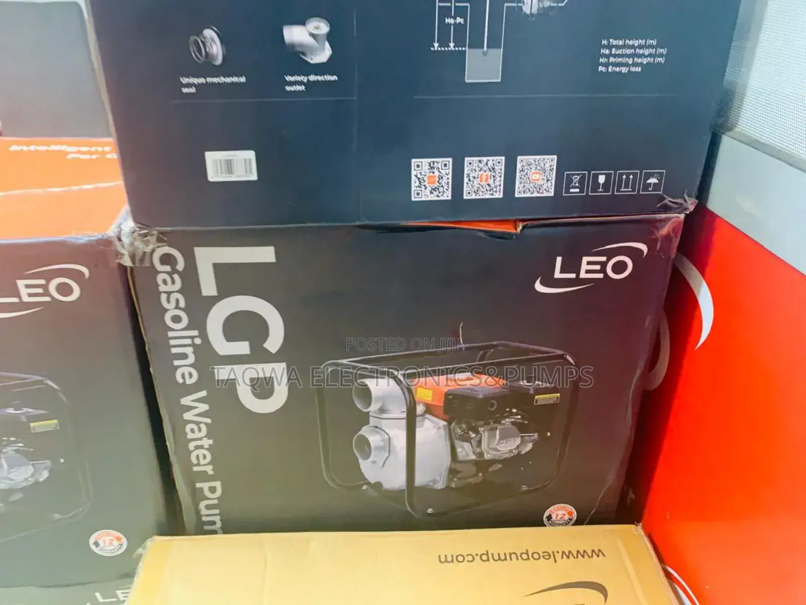 Leo 6.5hp Gas Lines Water Pump