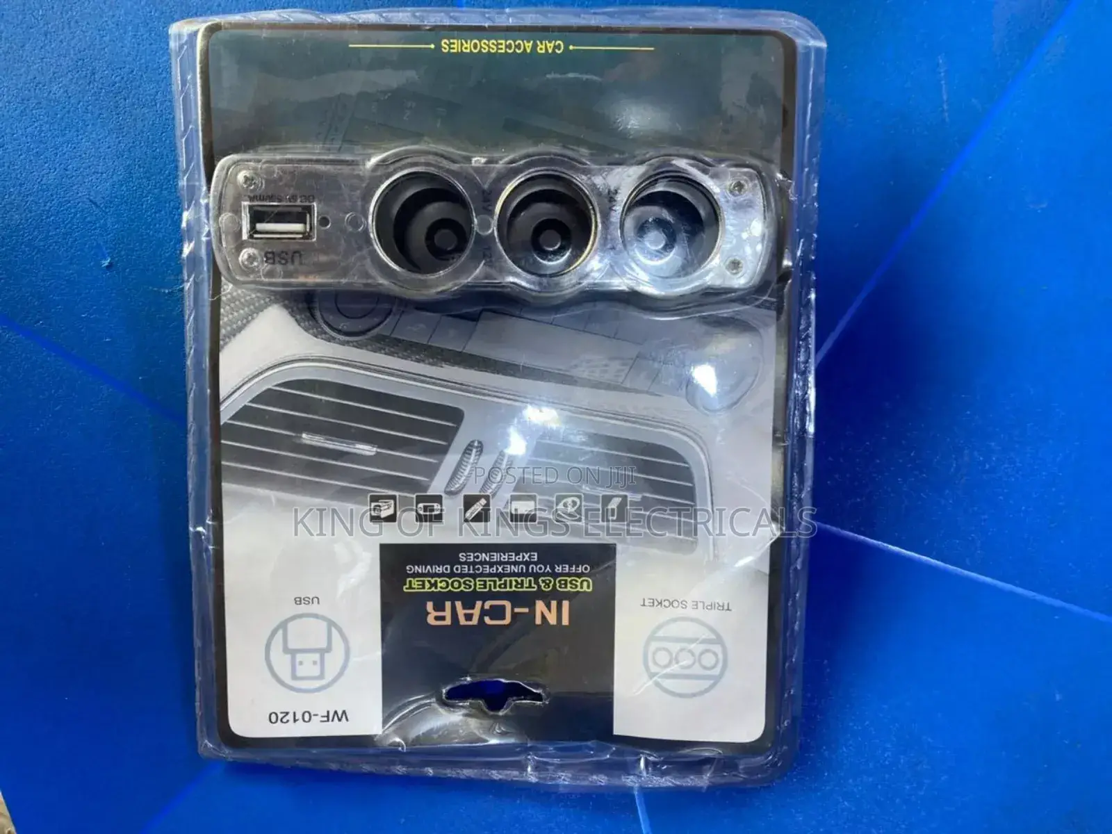 Car Triple Socket With Usb Port – Multi-Purpose in-Car Power Adapter