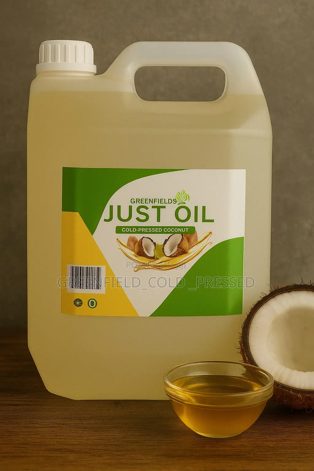 Cold Pressed Coconut Oil 4.5l (Medium-Chain Triglycerides)