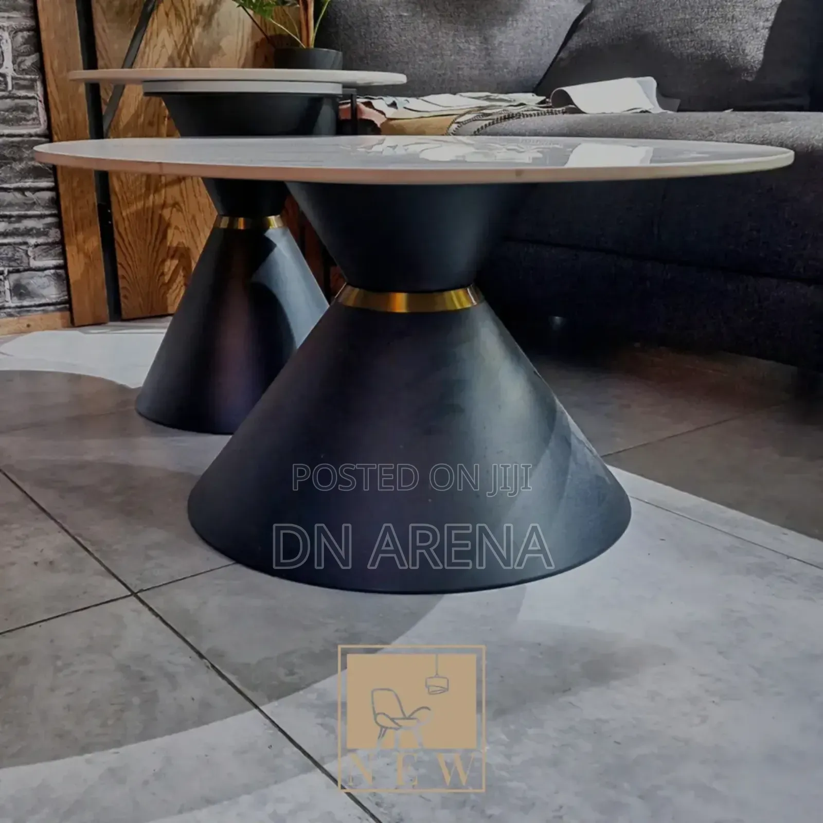 2pcs Round Luxury Table Coffee Table